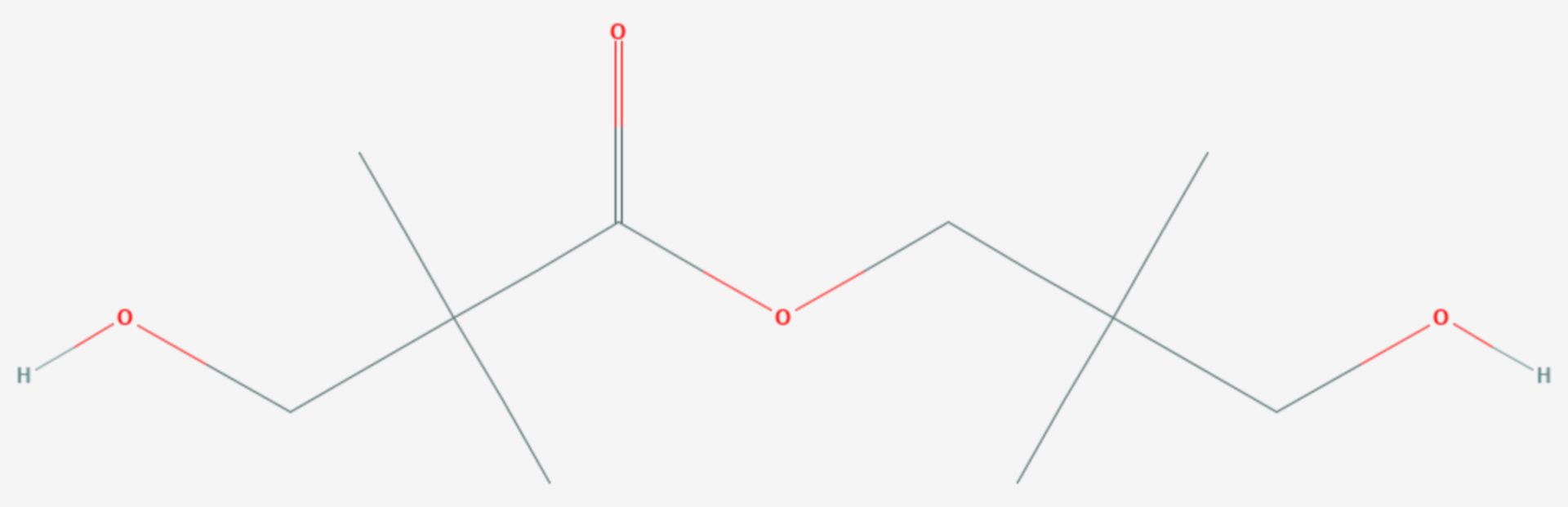 Hydroxypivalinsäureneopentylglycolester (Strukturformel)