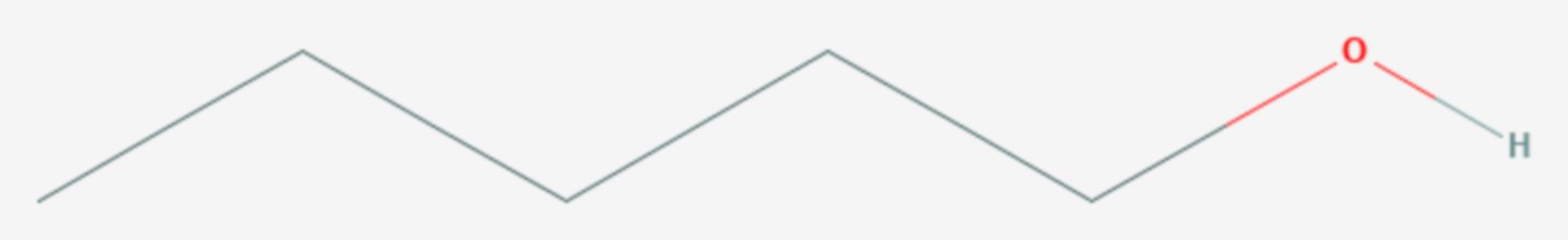 1-Pentanol (Strukturformel)