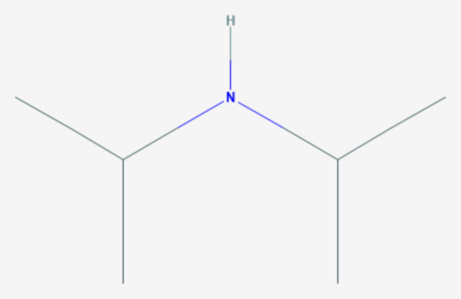 Diisopropylamin (Strukturformel)