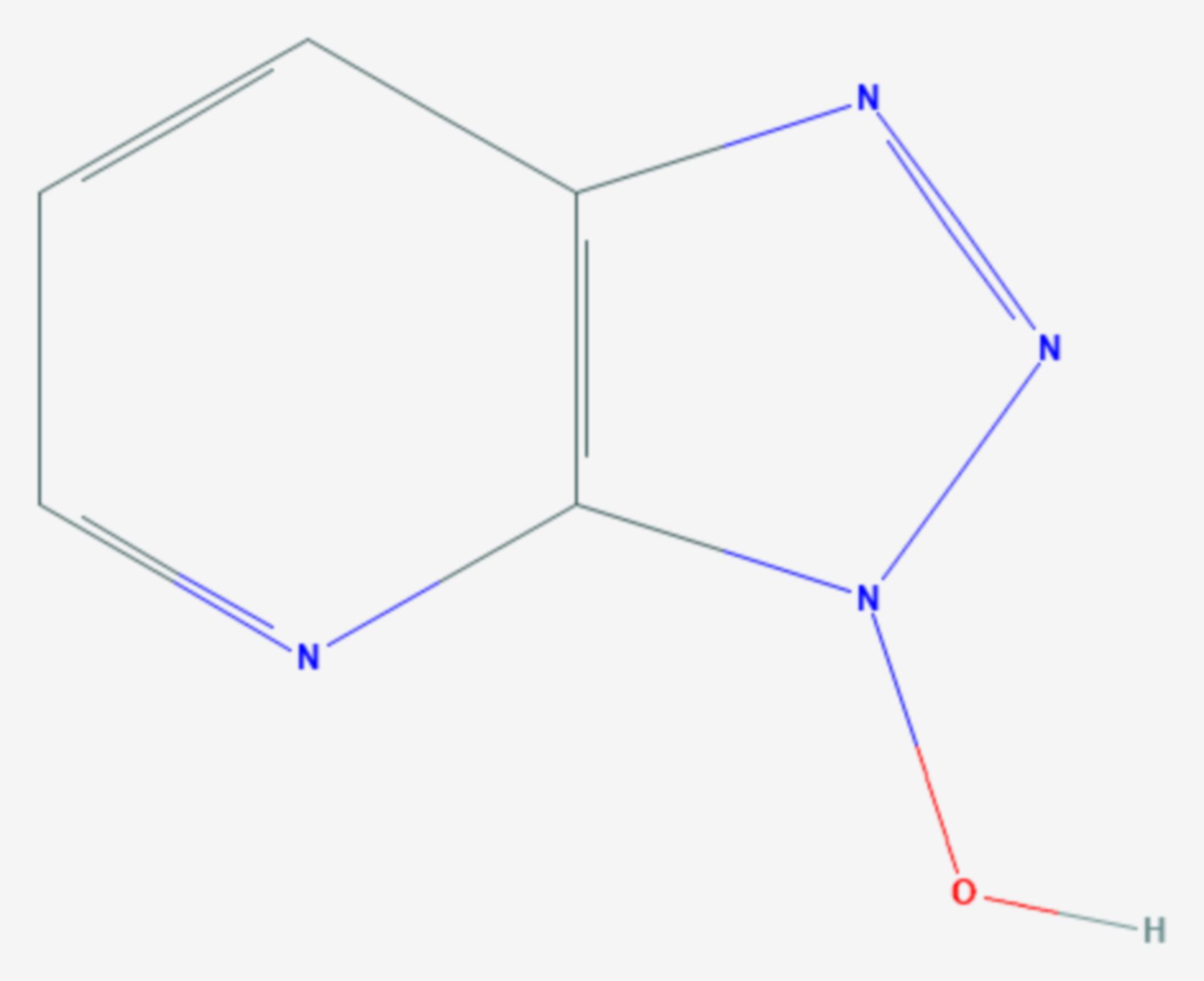 1-Hydroxy-7-azabenzotriazol (Strukturformel)