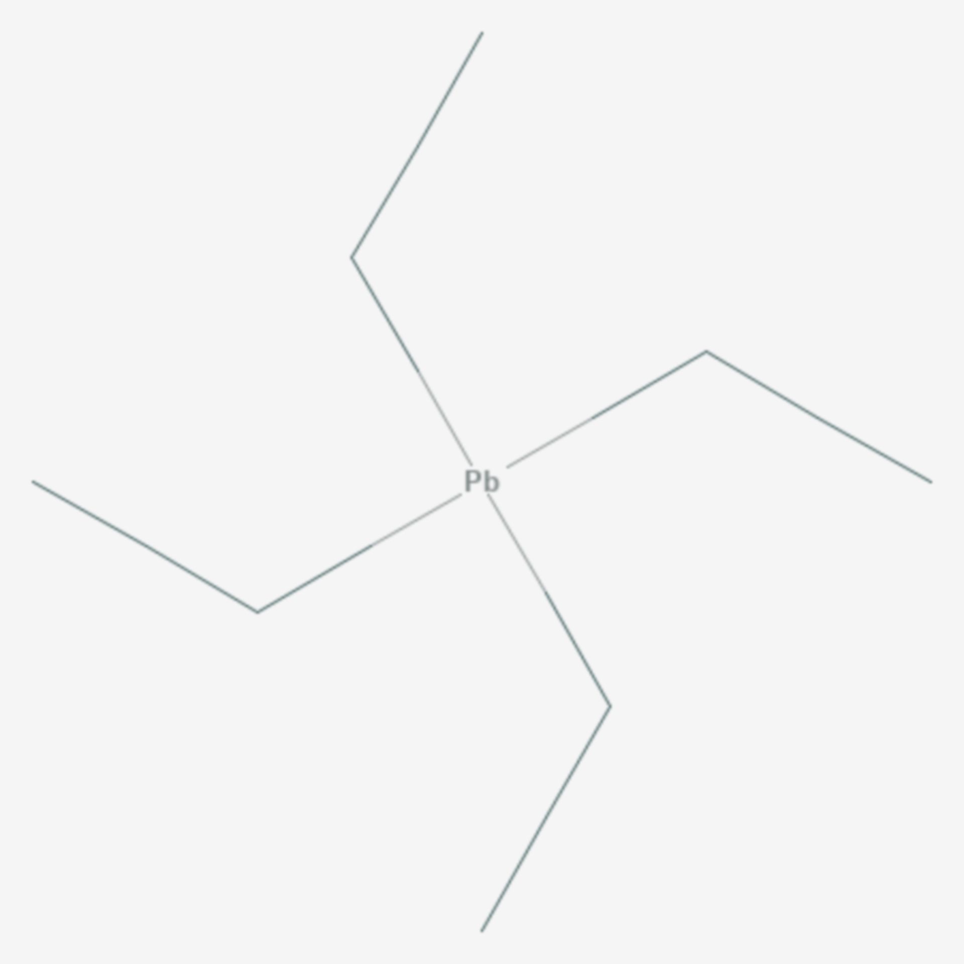 Tetraethylblei (Strukturformel)