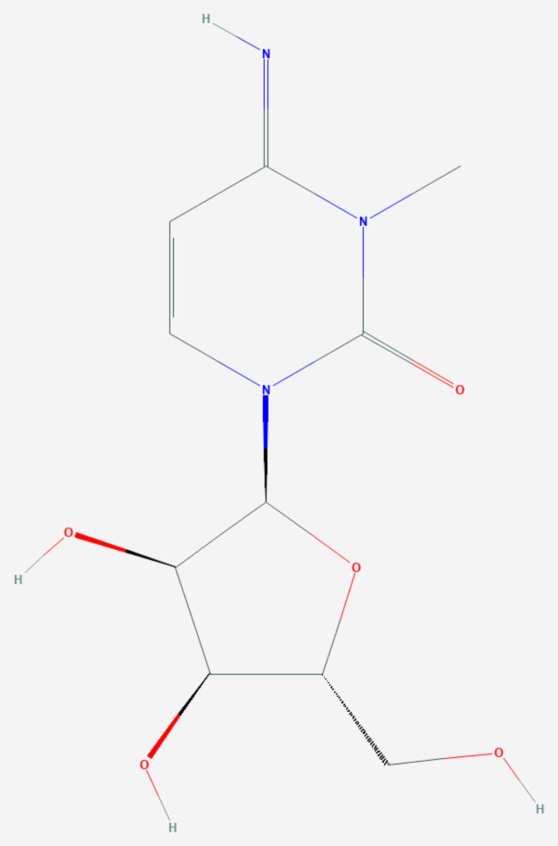 3-Methylcytidin (Strukturformel)