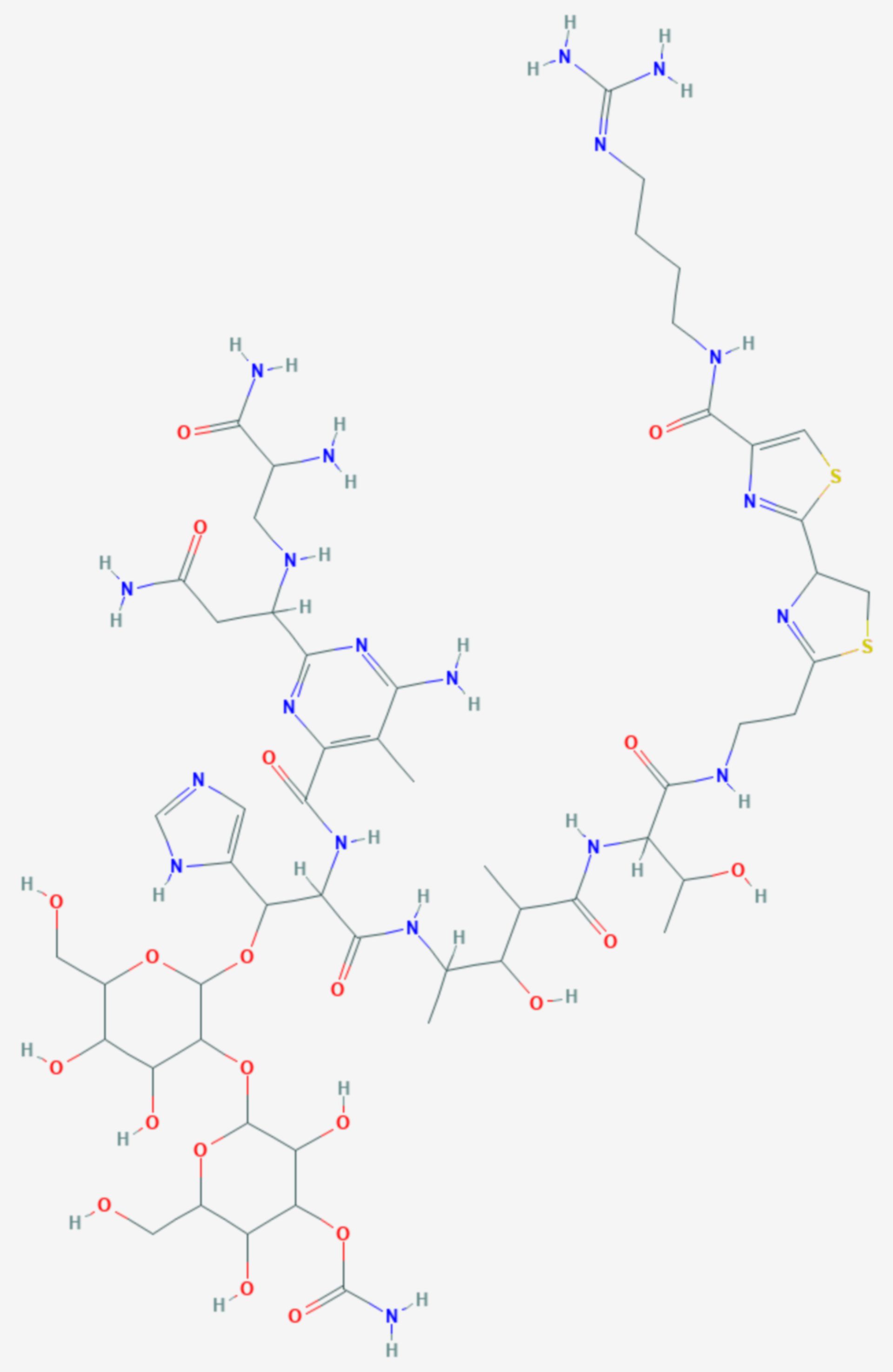 Phleomycin D1 (Strukturformel)