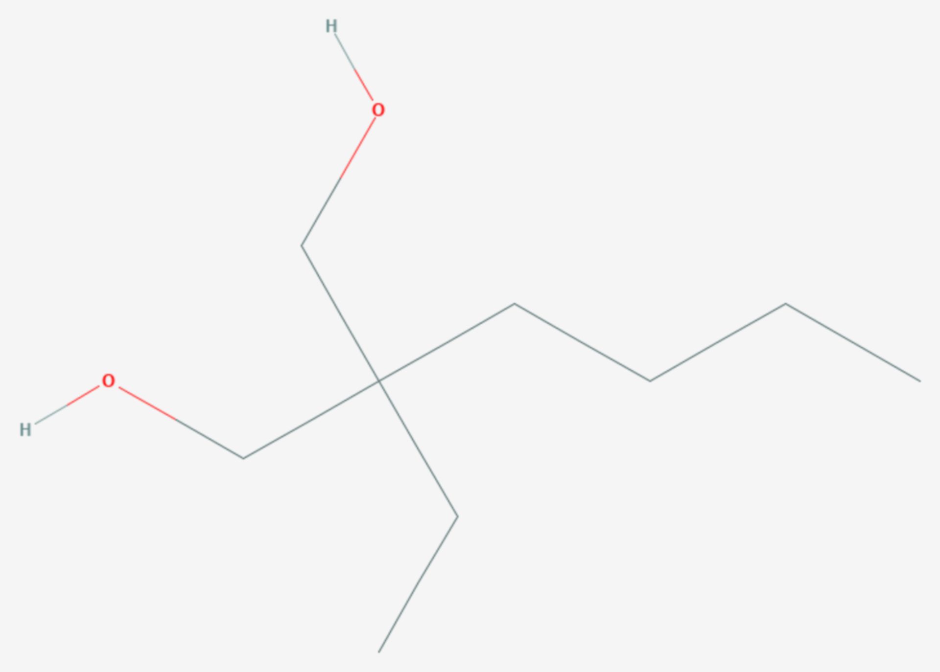 2-Butyl-2-ethyl-1,3-propandiol (Strukturformel)