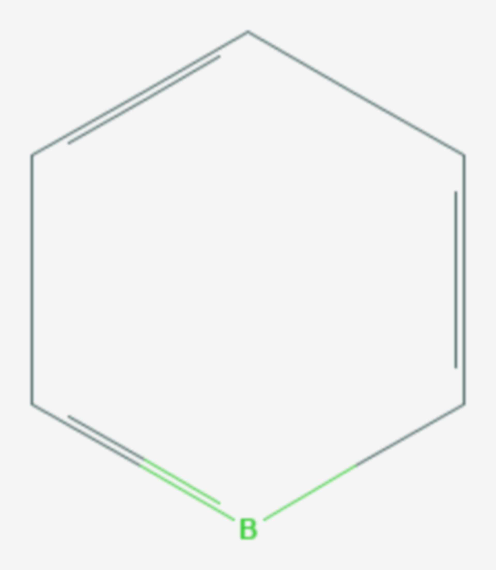 Borabenzol (Strukturformel)