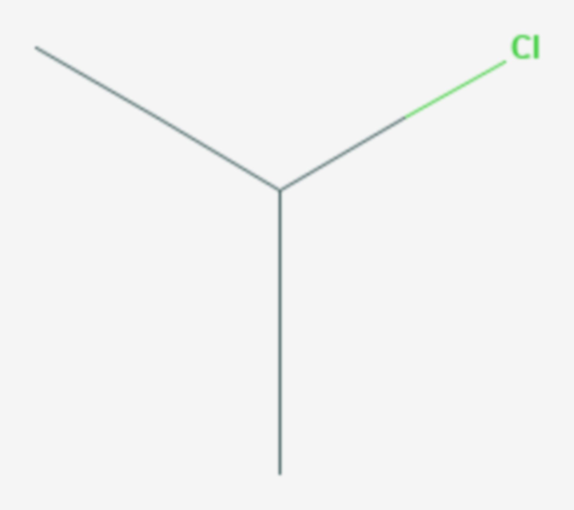 2-Chlorpropan (Strukturformel)