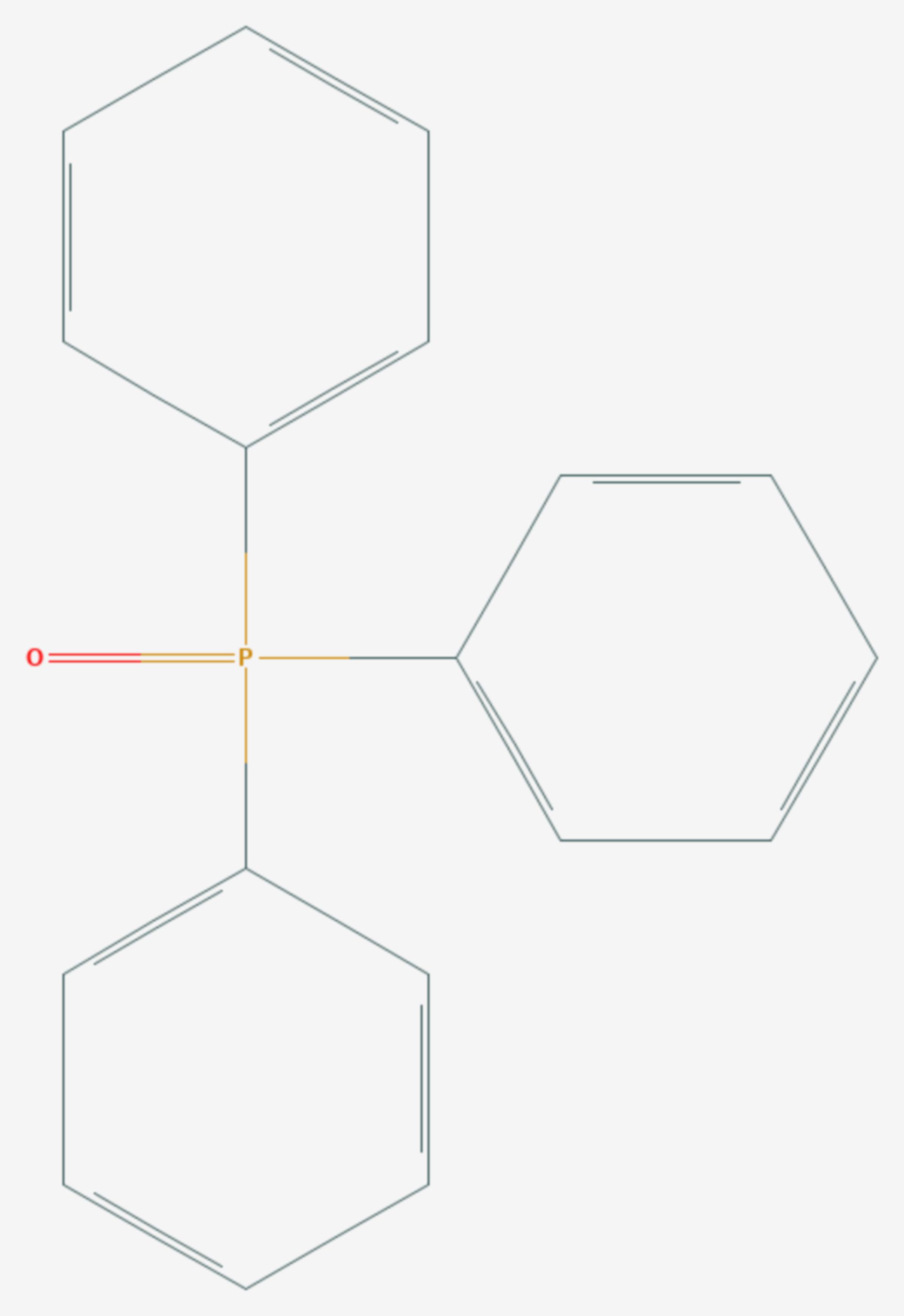 Triphenylphosphanoxid (Strukturformel)