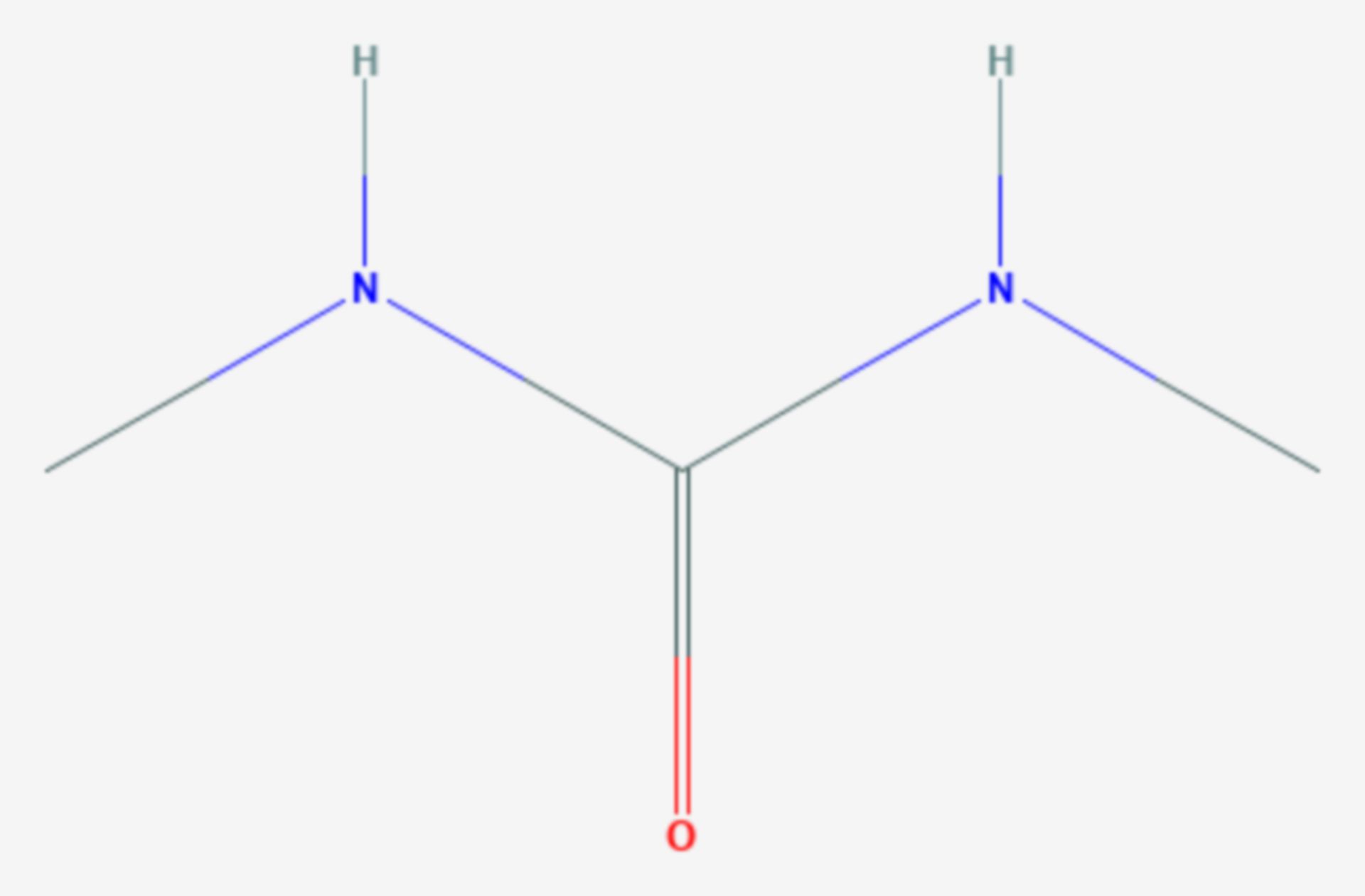N,N′-Dimethylharnstoff (Strukturformel)