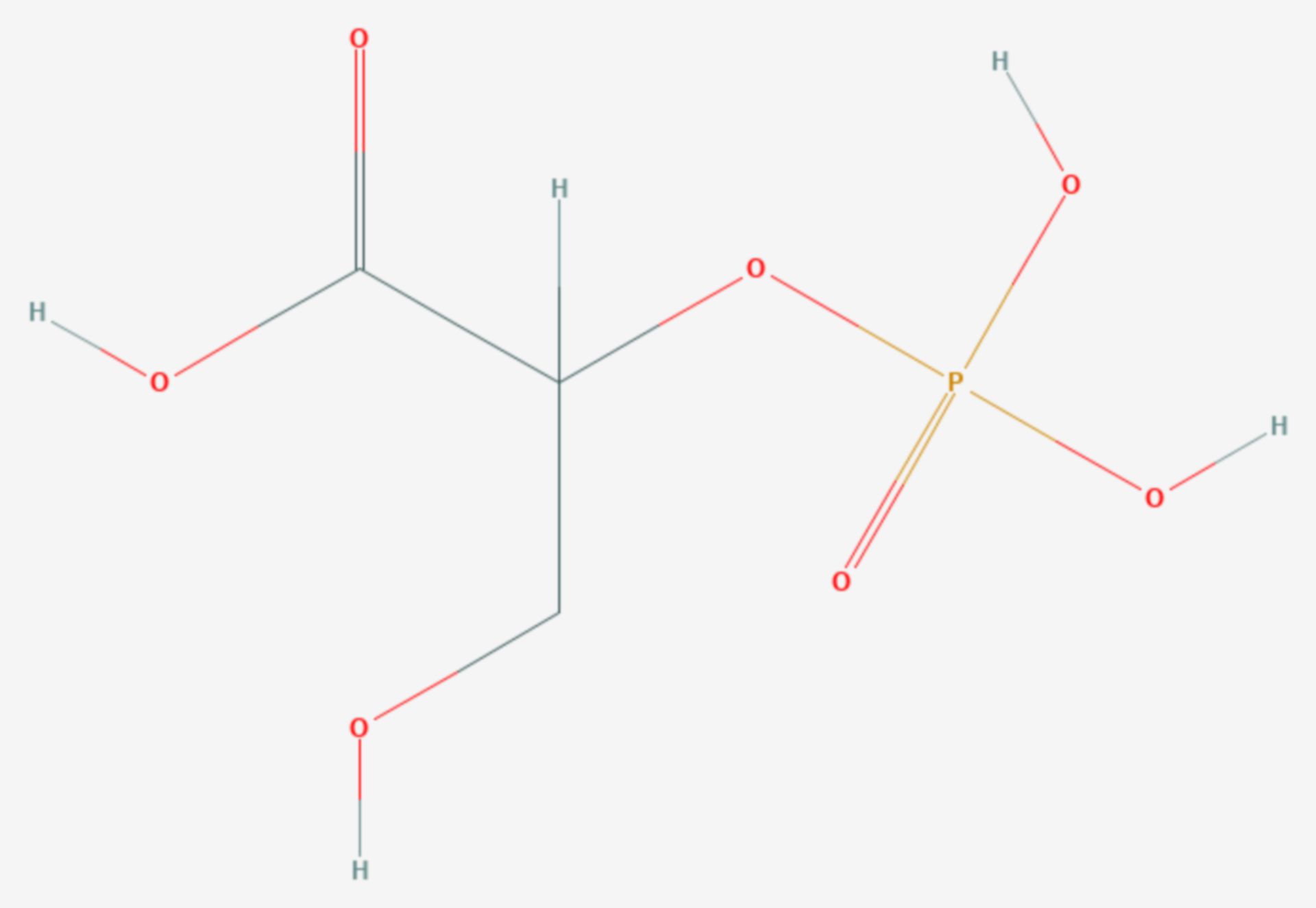2-Phosphoglycerat (Strukturformel)