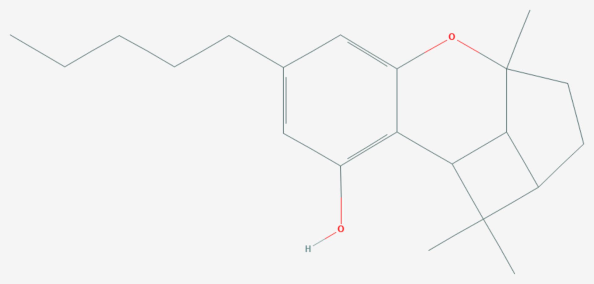 Cannabicyclol (Strukturformel)