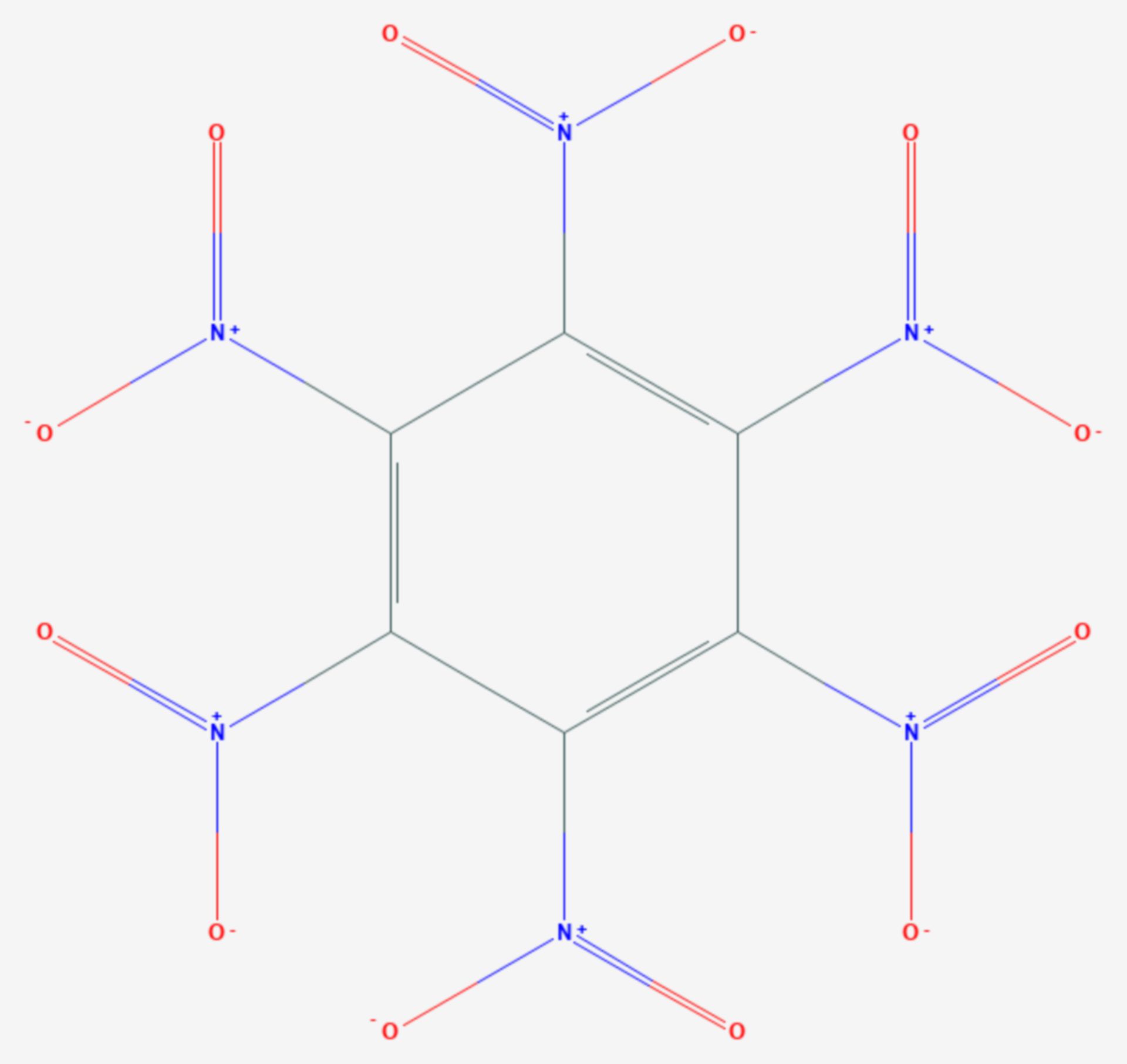 Hexanitrobenzol (Strukturformel)