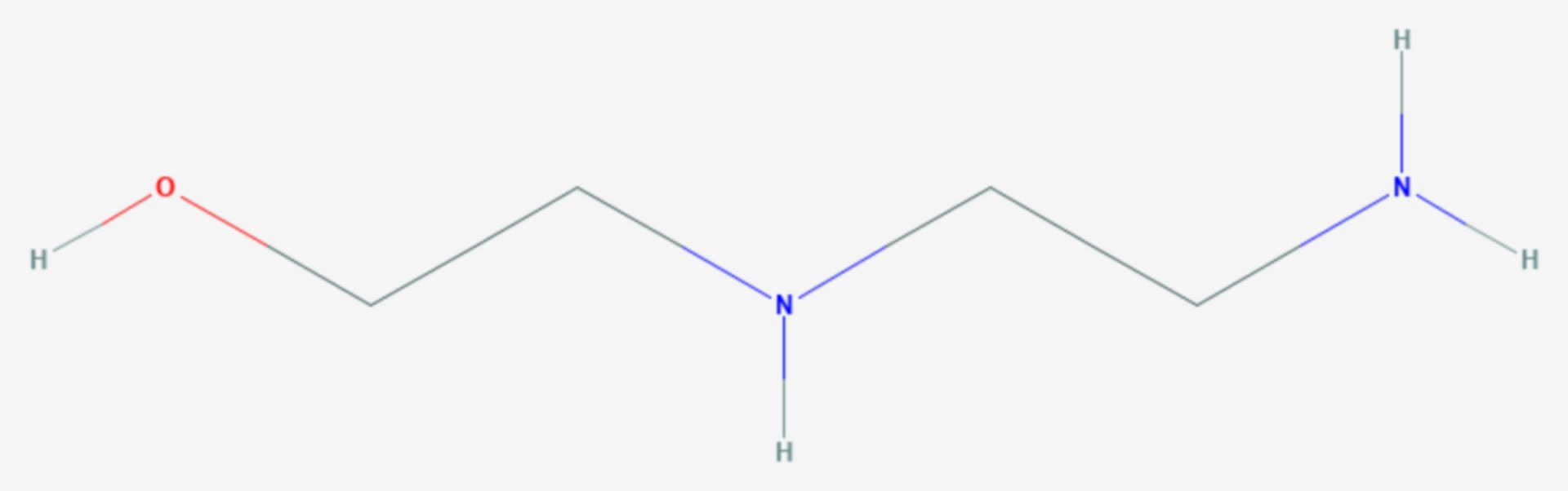 2-(2-Aminoethylamino)ethanol (Strukturformel)