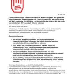 Rote-Hand-Brief: Leuprorelin - DocCheck