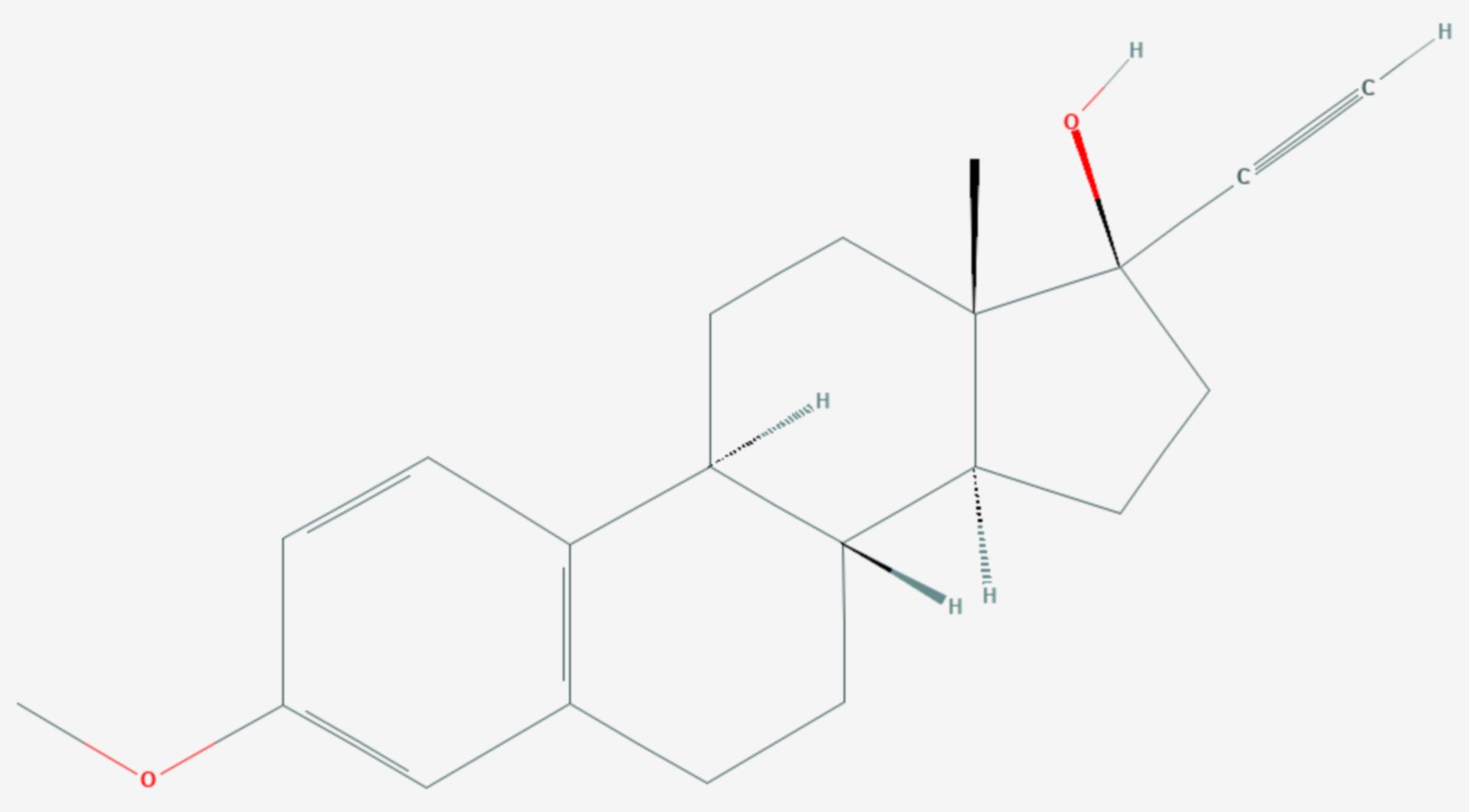 Mestranol (Strukturformel)