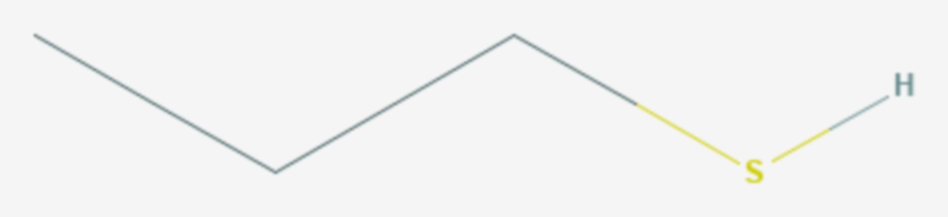 1-Propanthiol (Strukturformel)