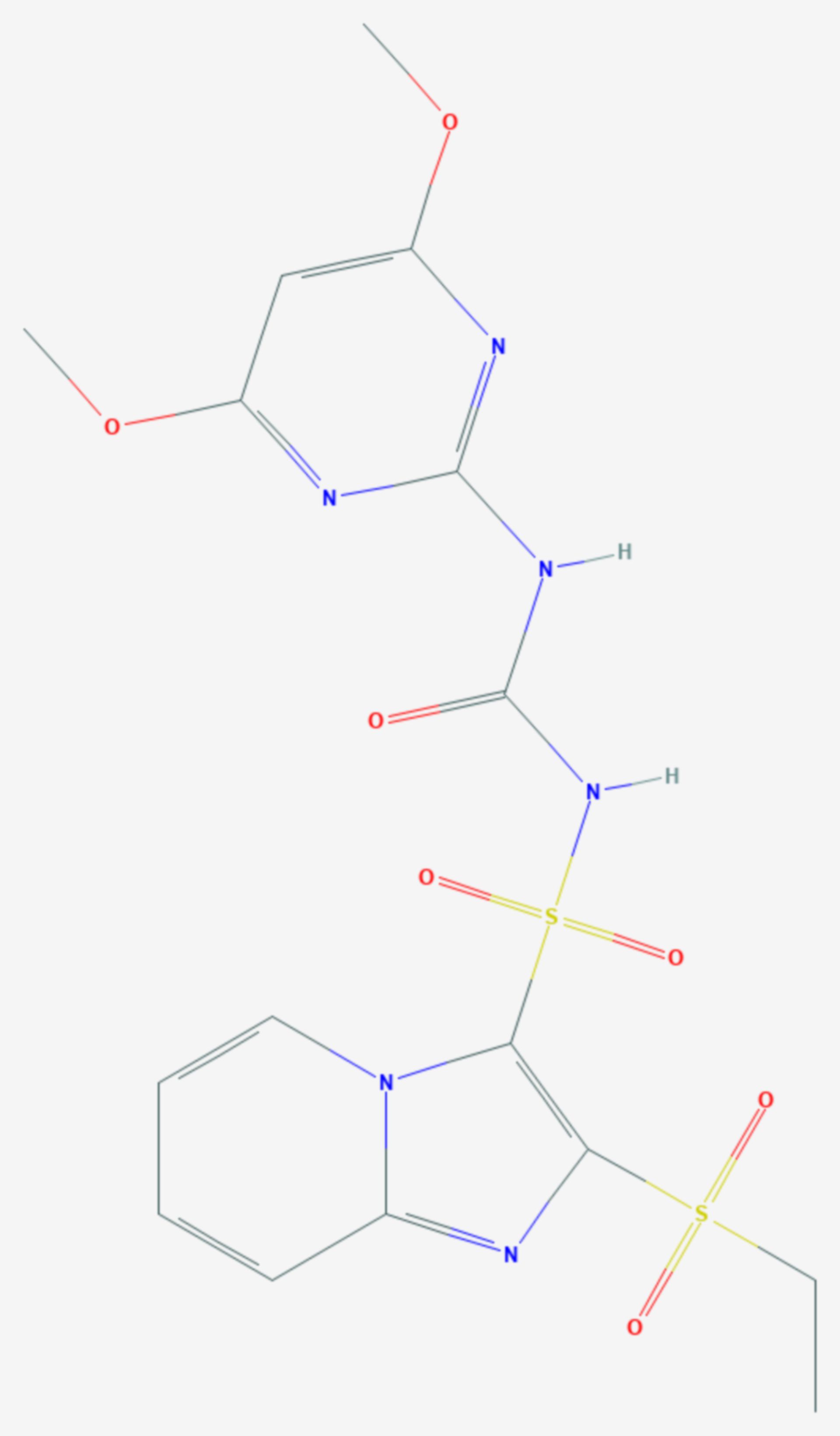 Sulfosulfuron (Strukturformel)