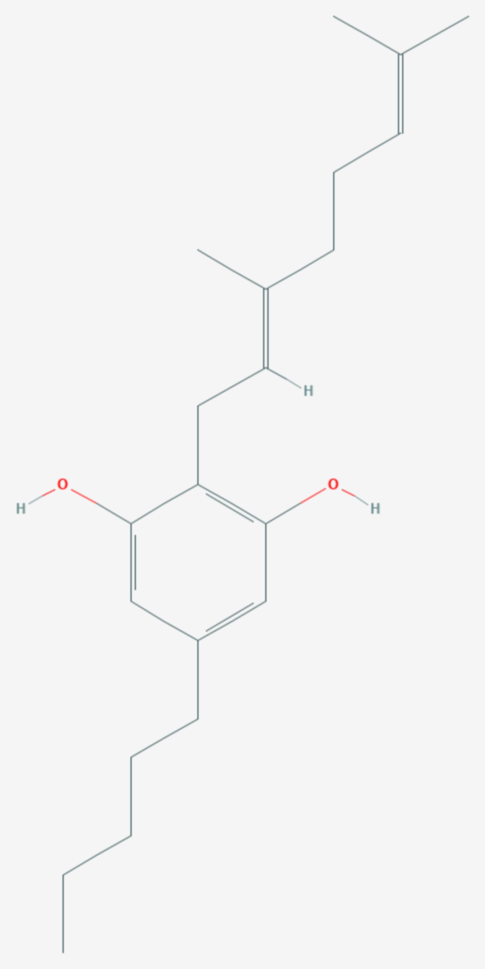 Cannabigerol (Strukturformel)