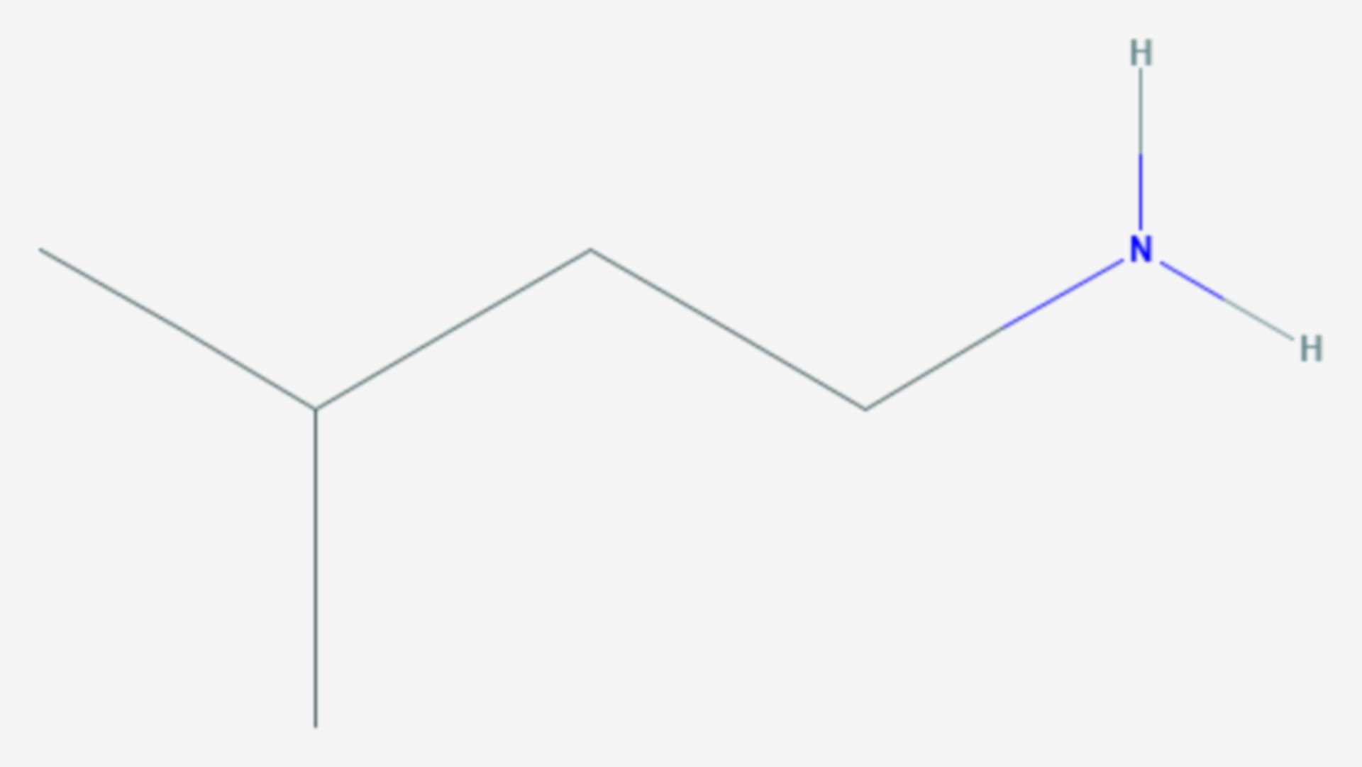 Isopentylamin (Strukturformel)