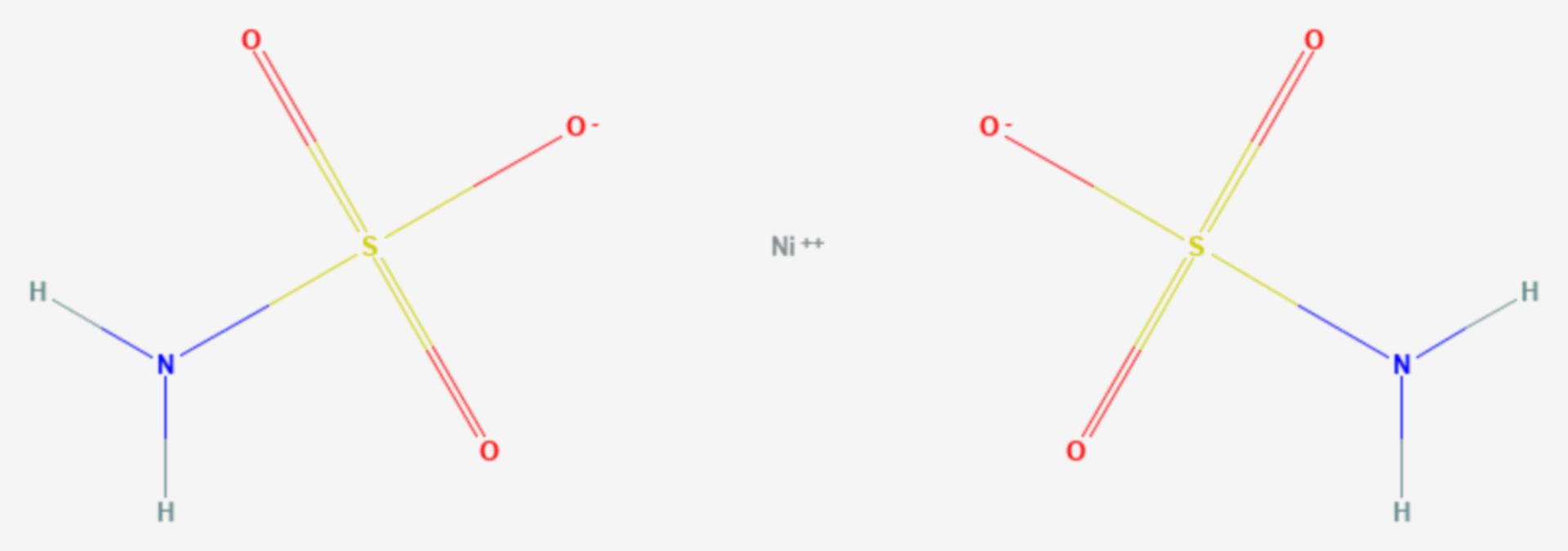 Nickelsulfamat (Strukturformel)