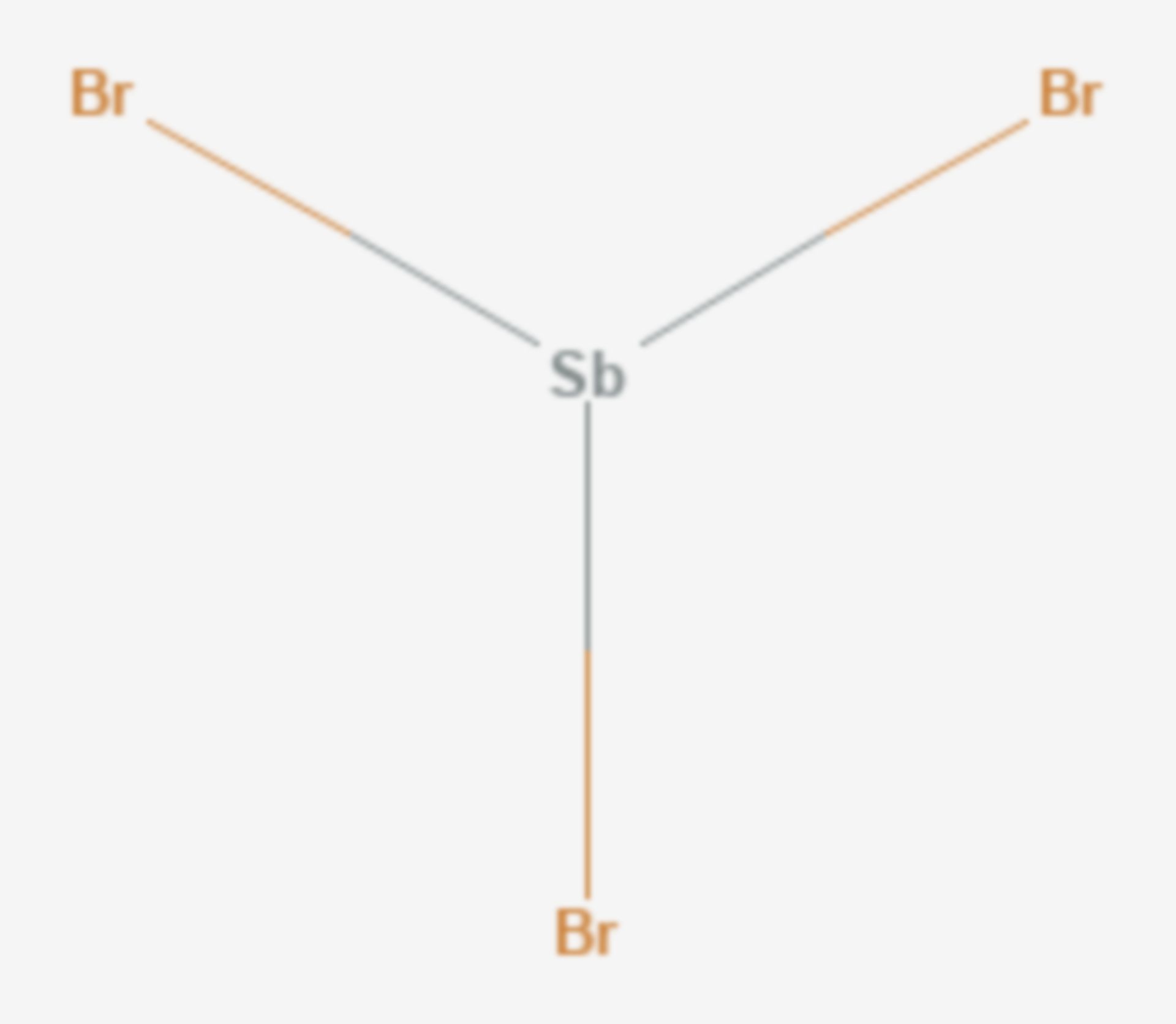 Antimon(III)-bromid (Strukturformel)