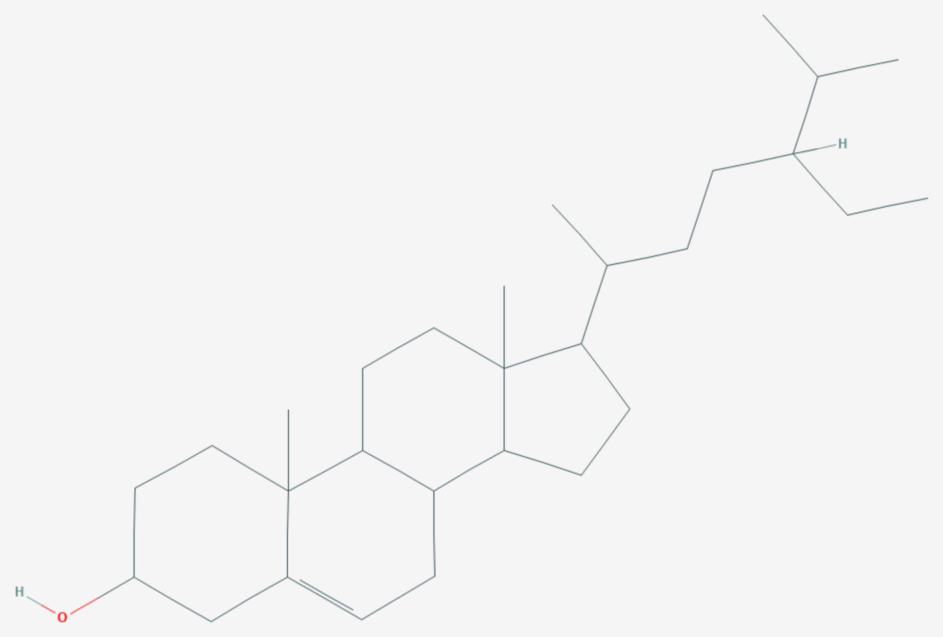 Β-Sitosterin (Strukturformel)