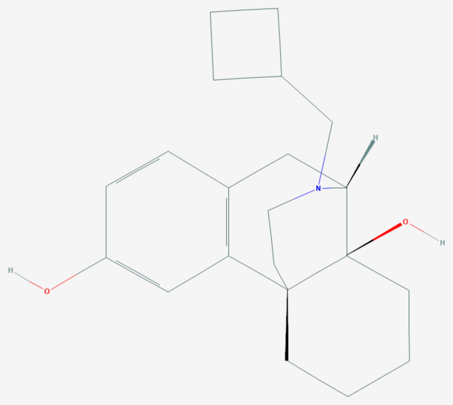 Butorphanol (Strukturformel)