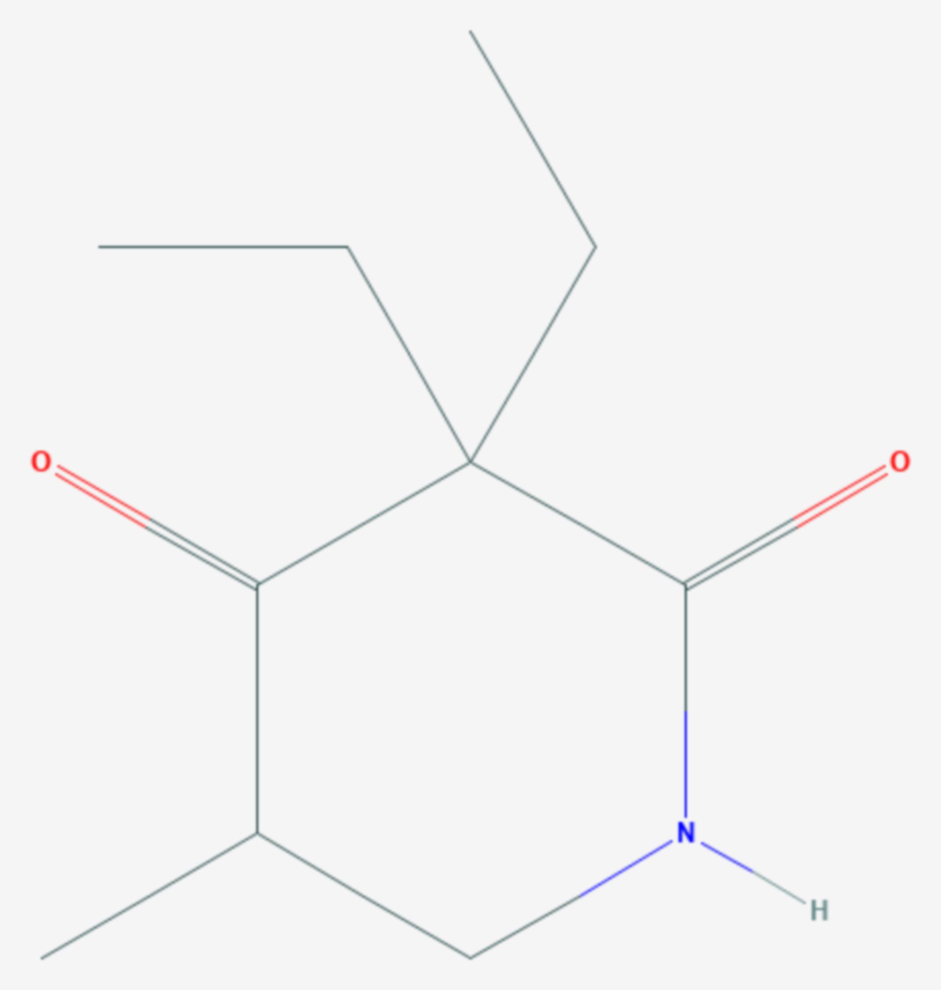 Methyprylon (Strukturformel)