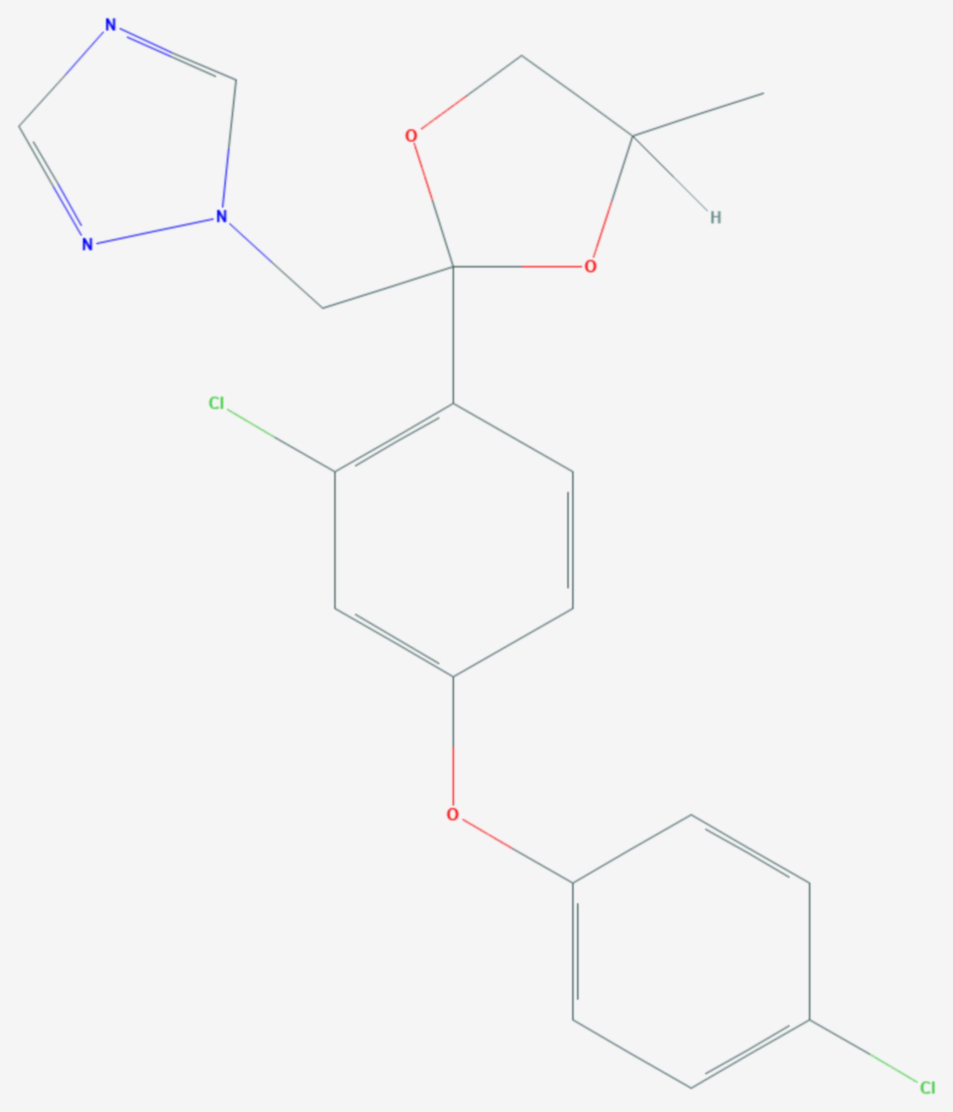 Difenoconazol (Strukturformel)
