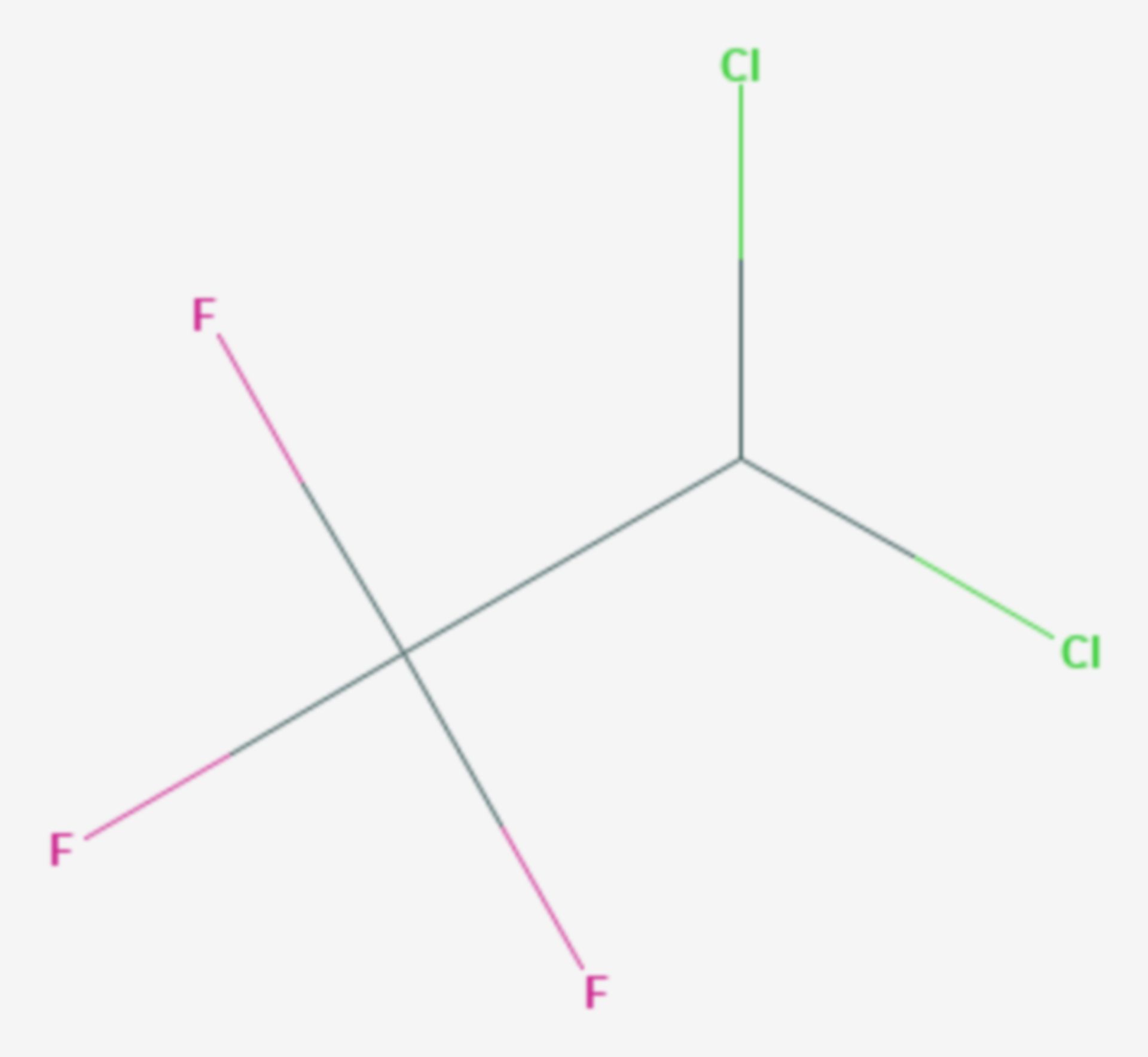 2,2-Dichlor-1,1,1-trifluorethan (Strukturformel)