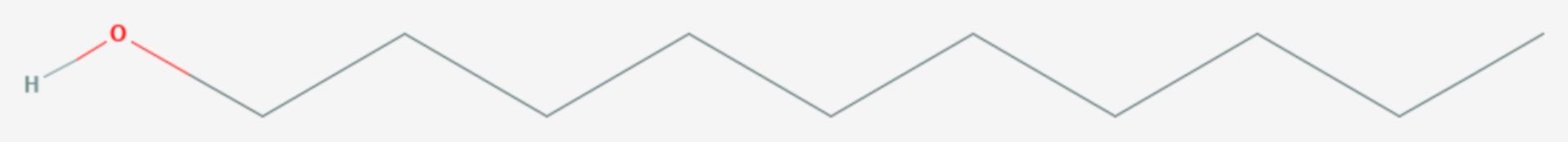 1-Decanol (Strukturformel)