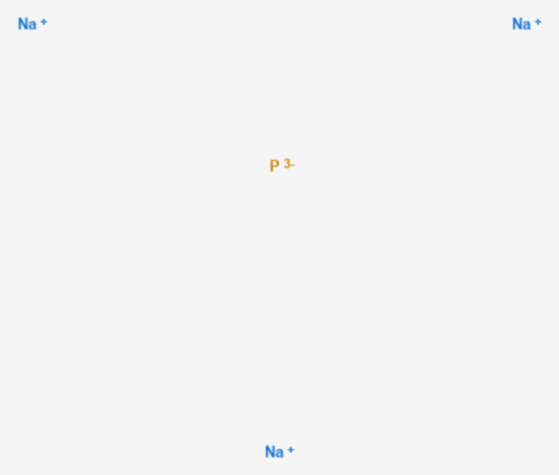 Natriumphosphid (Strukturformel)