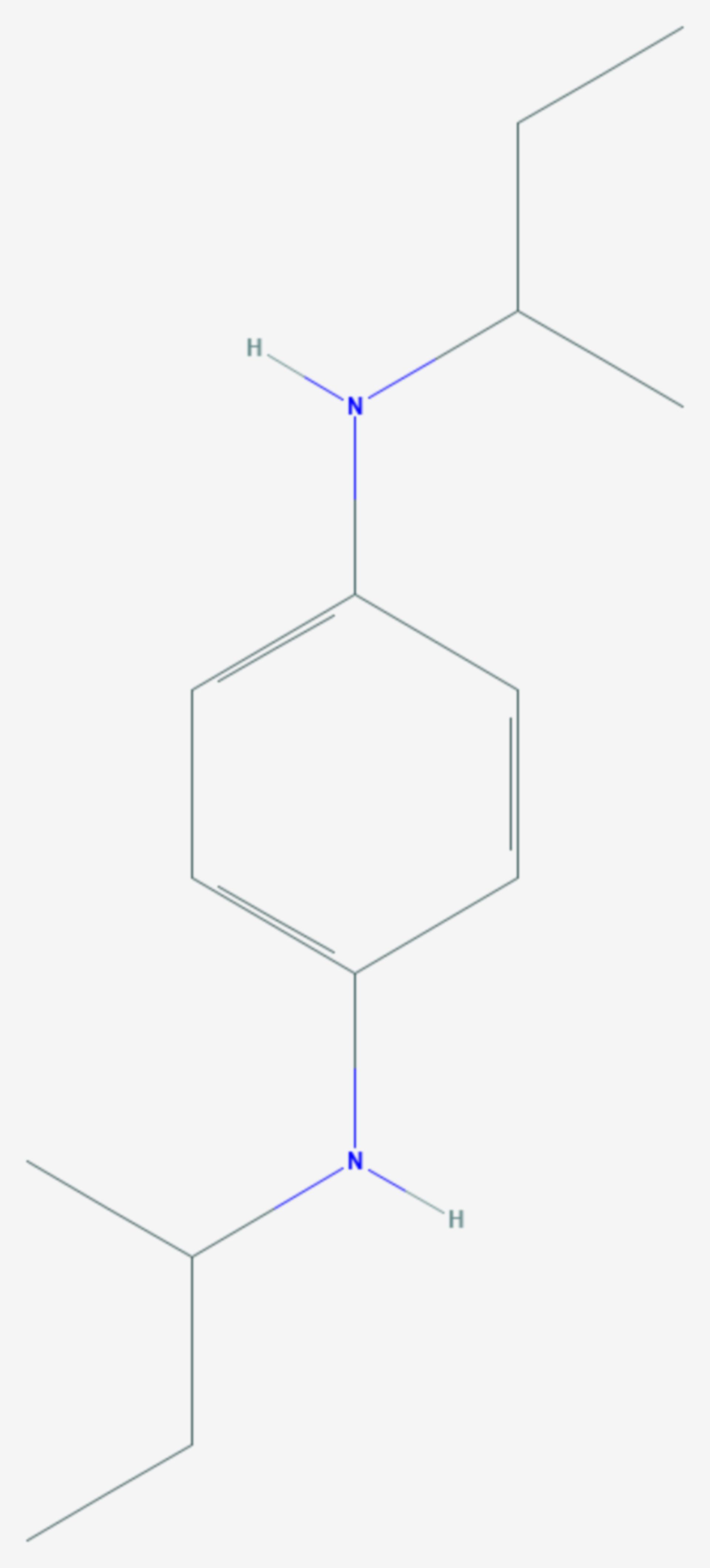 N,N′-Di-sec-butyl-p-phenylendiamin (Strukturformel)