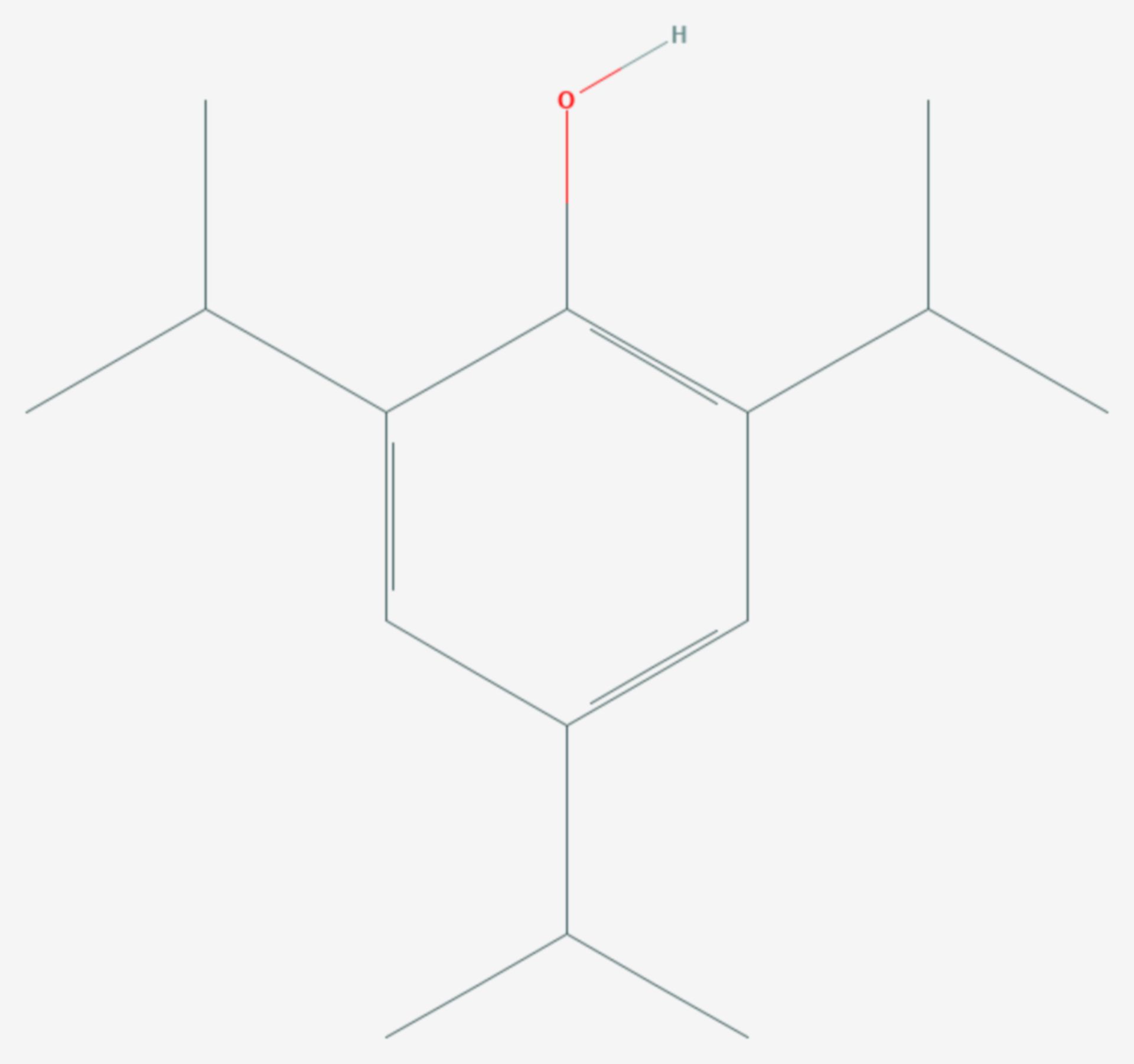2,4,6-Triisopropylphenol (Strukturformel)