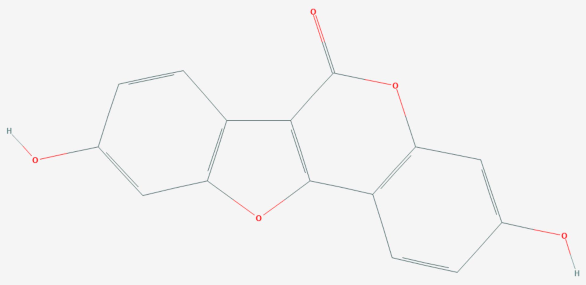 Coumestrol (Strukturformel)