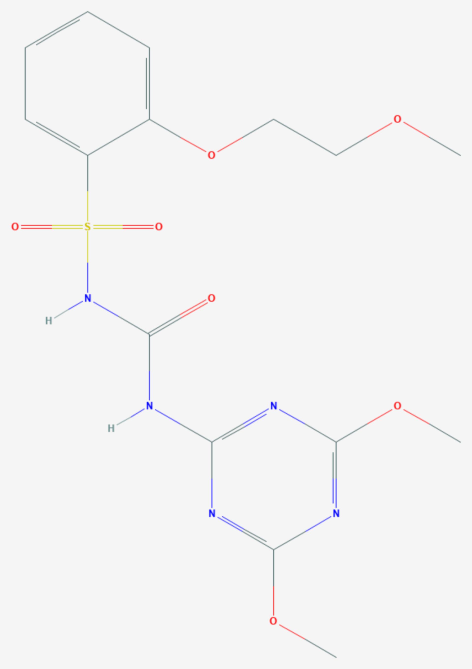 Cinosulfuron (Strukturformel)