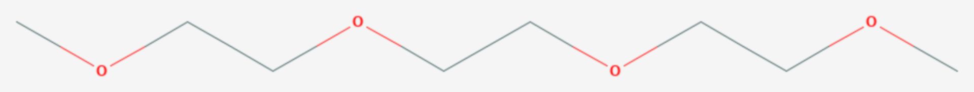 Triethylenglycoldimethylether (Strukturformel)