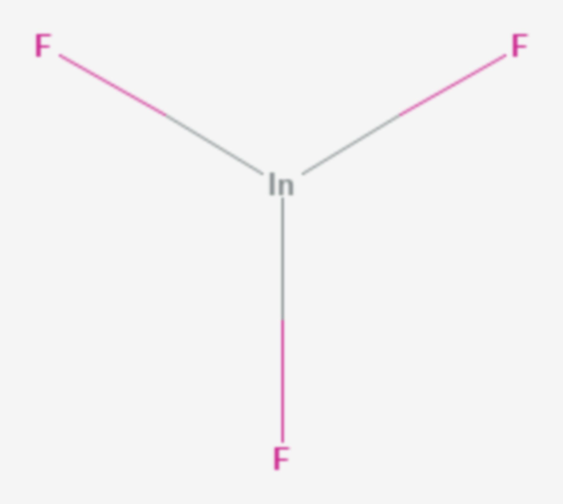 Indium(III)-fluorid (Strukturformel)