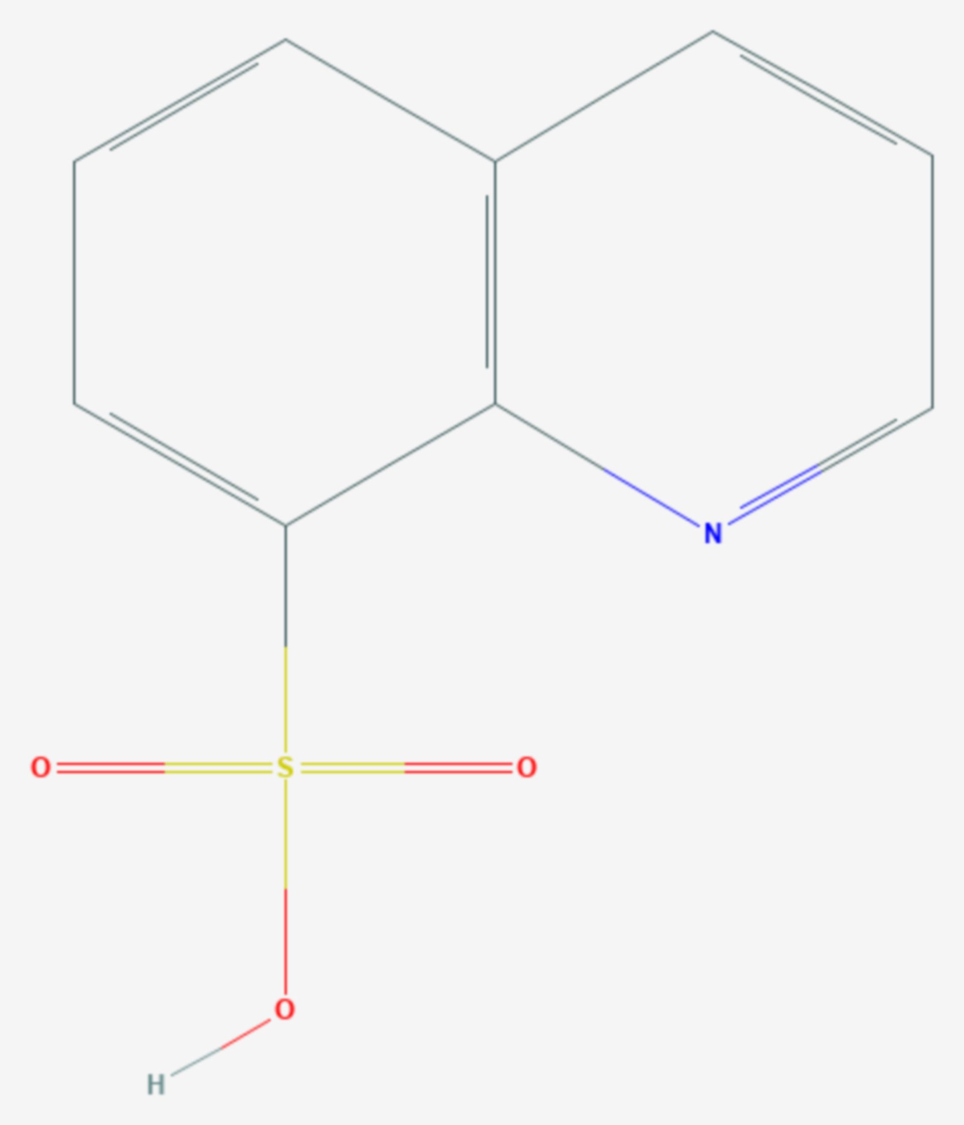 Chinolin-8-sulfonsäure (Strukturformel)