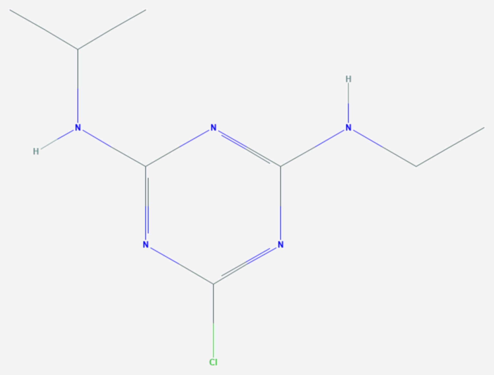 Atrazin (Strukturformel)