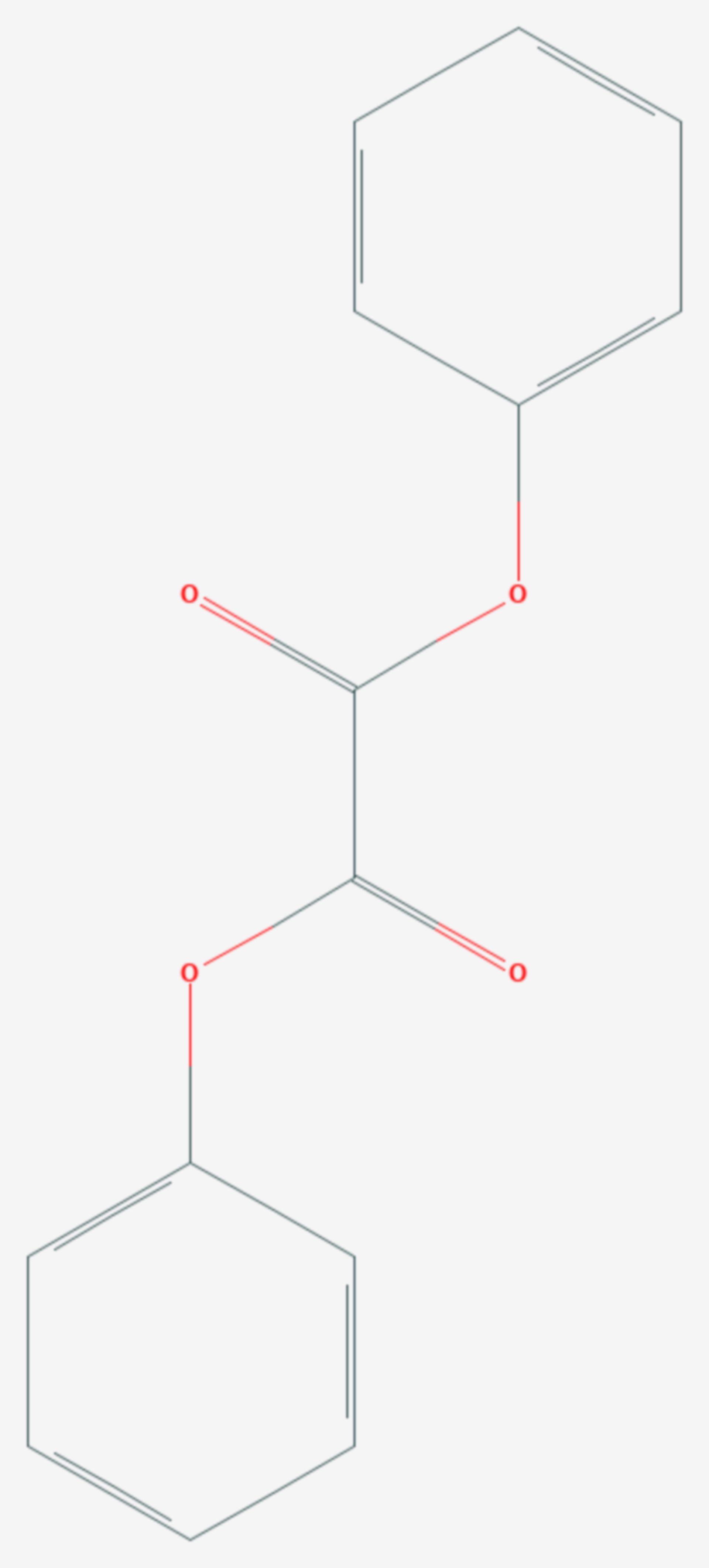 Oxalsäurediphenylester (Strukturformel)