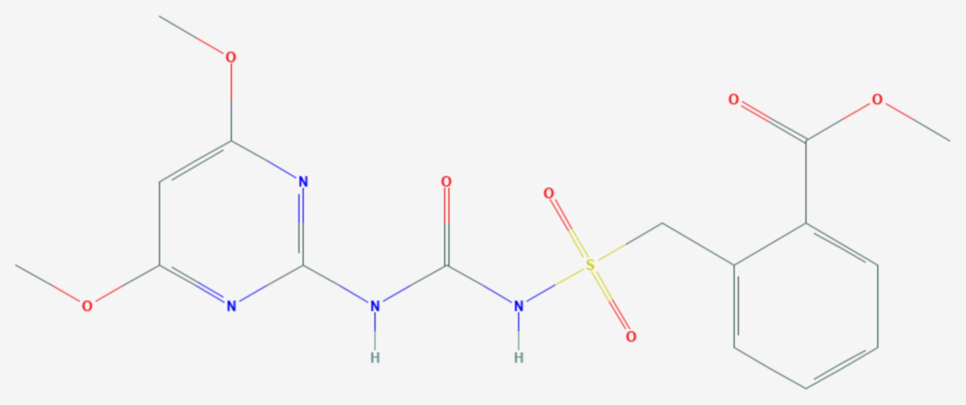 Bensulfuron-methyl (Strukturformel)
