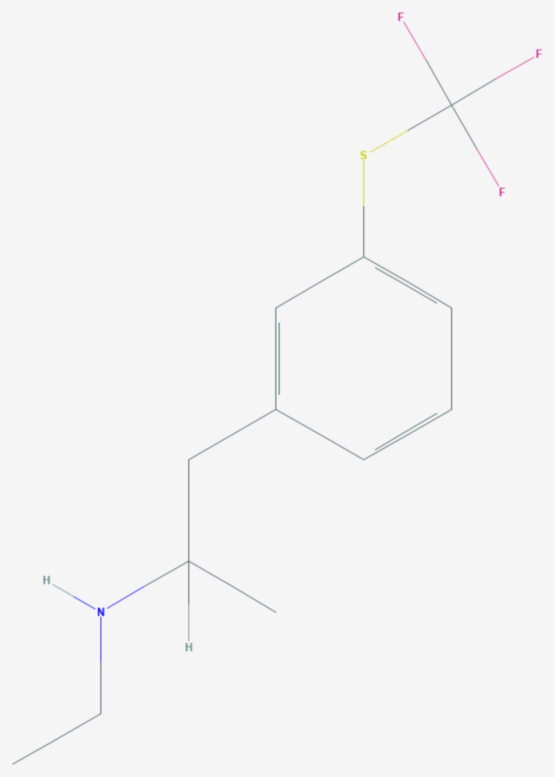 Tiflorex (Strukturformel)