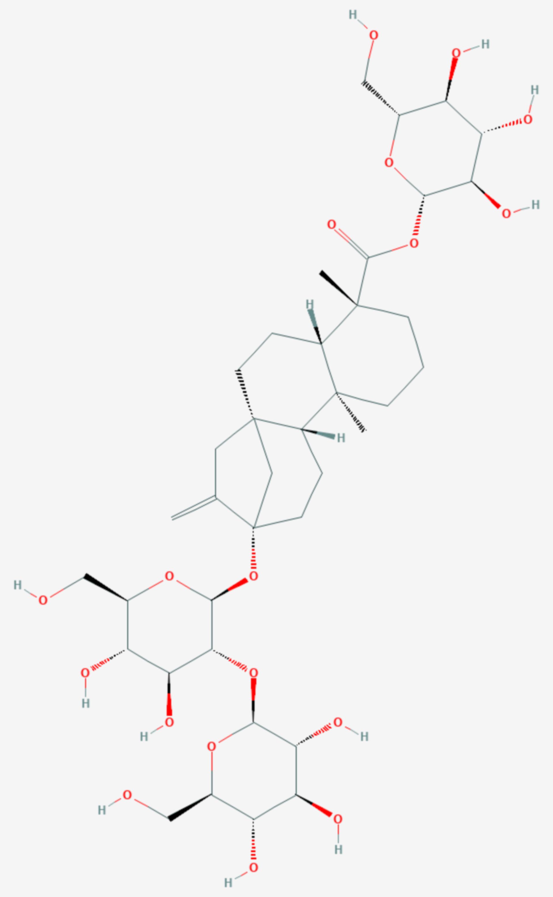 Steviosid (Strukturformel)