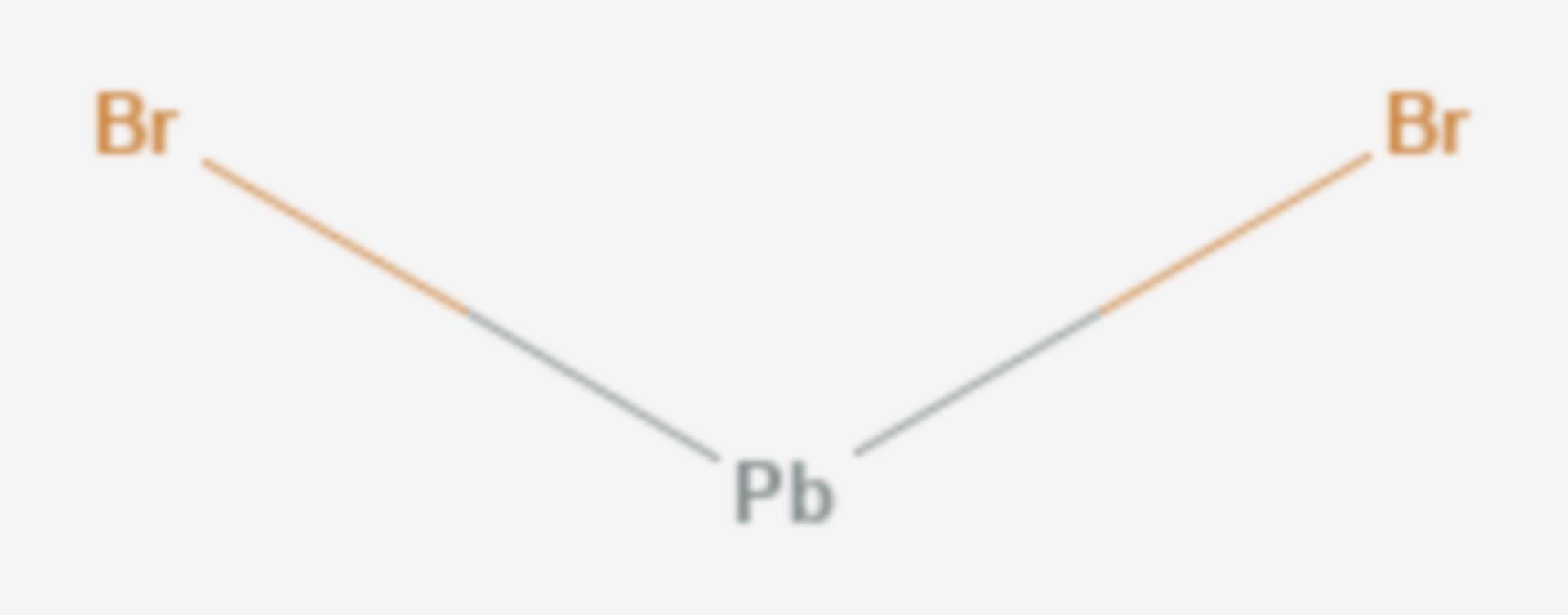 Blei(II)-bromid (Strukturformel)