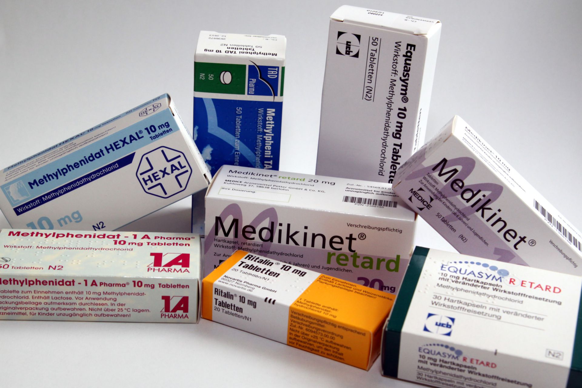Methylphenidate (several German products)