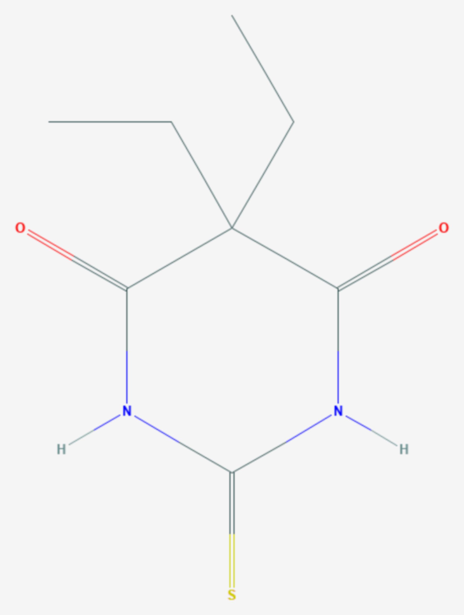 Thiobarbital (Strukturformel)