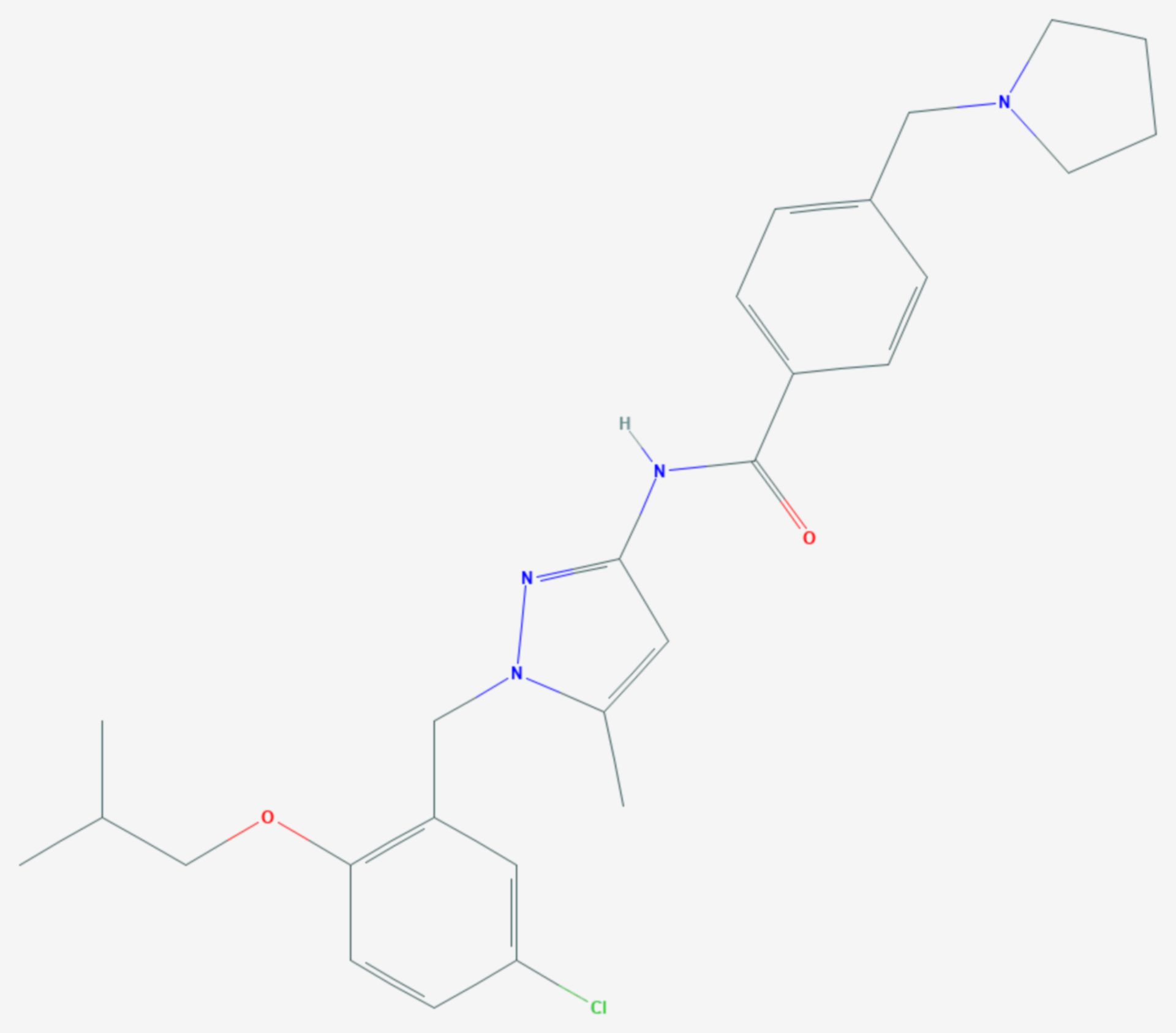 Distamycin (Strukturformel)