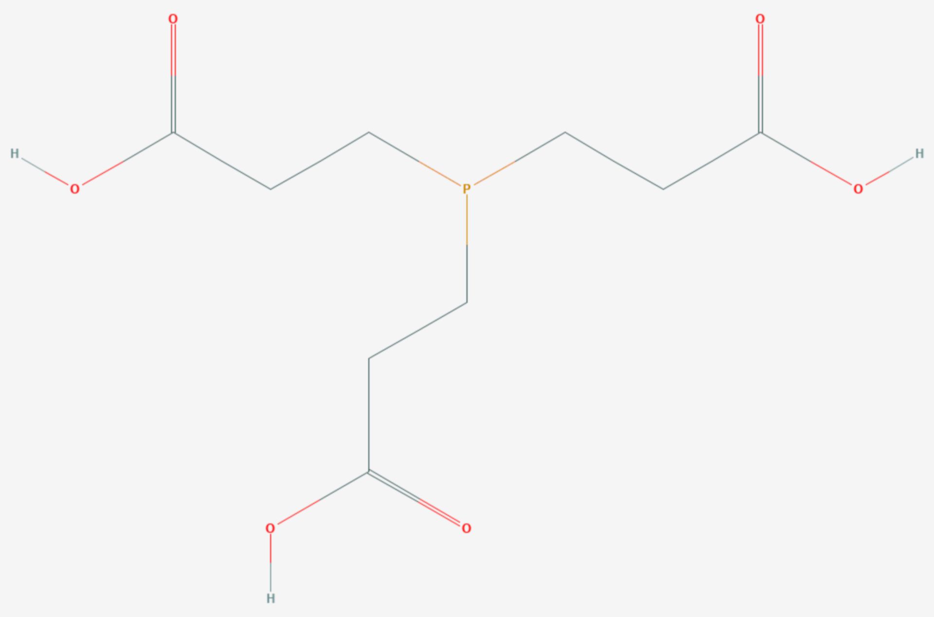 Tris(2-carboxyethyl)phosphin (Strukturformel)