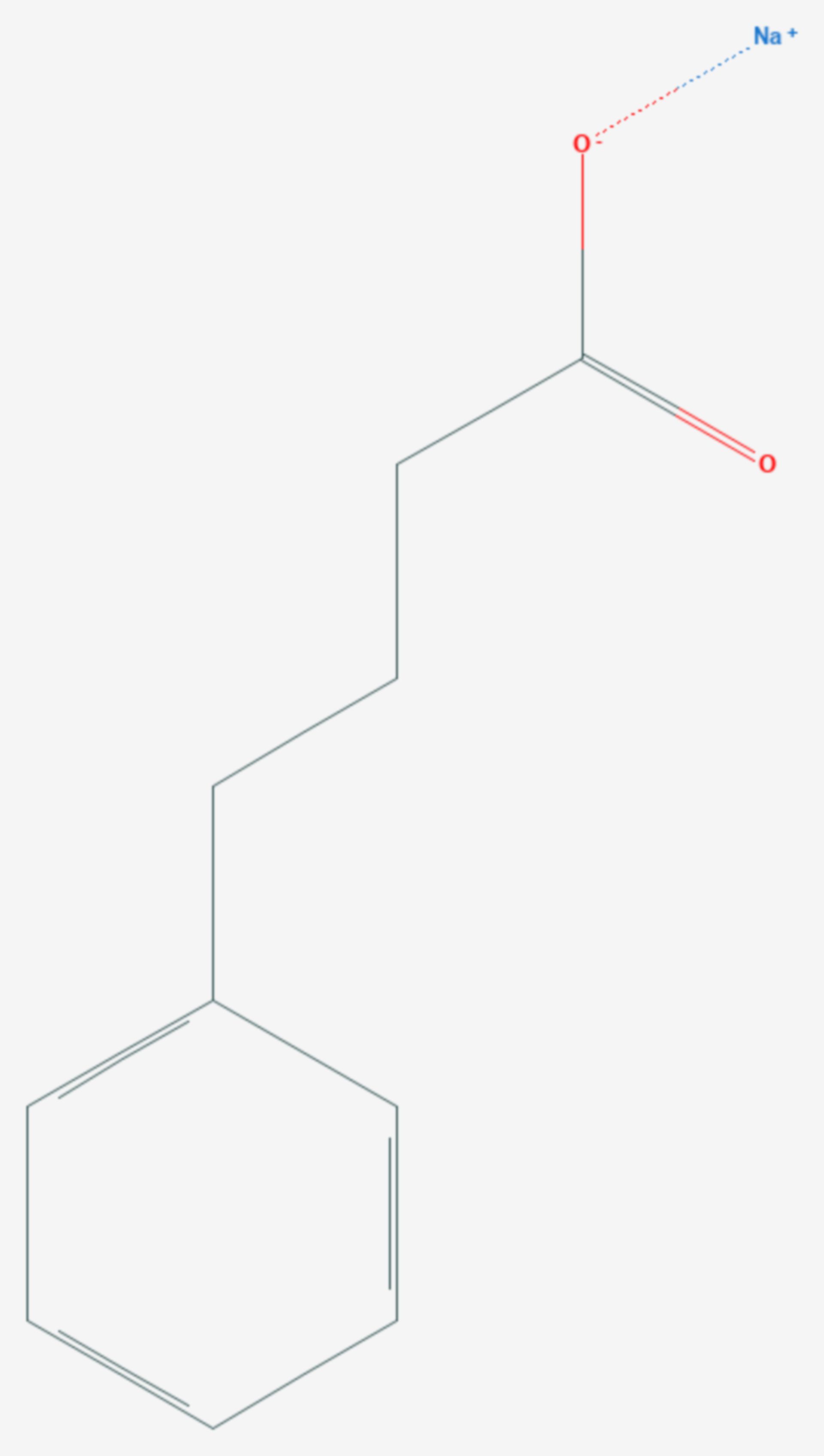 Natriumphenylbutyrat (Strukturformel)