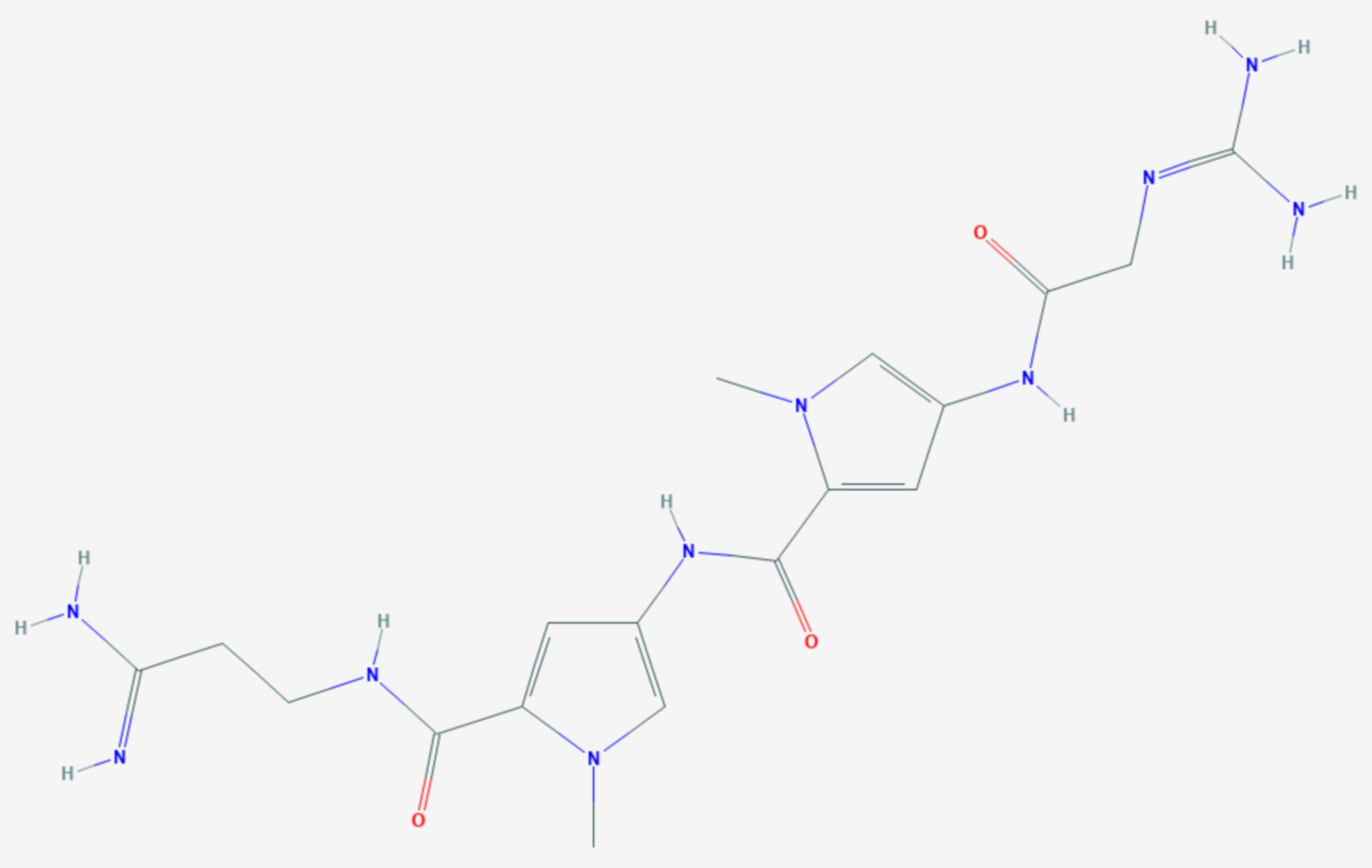 Netropsin (Strukturformel)